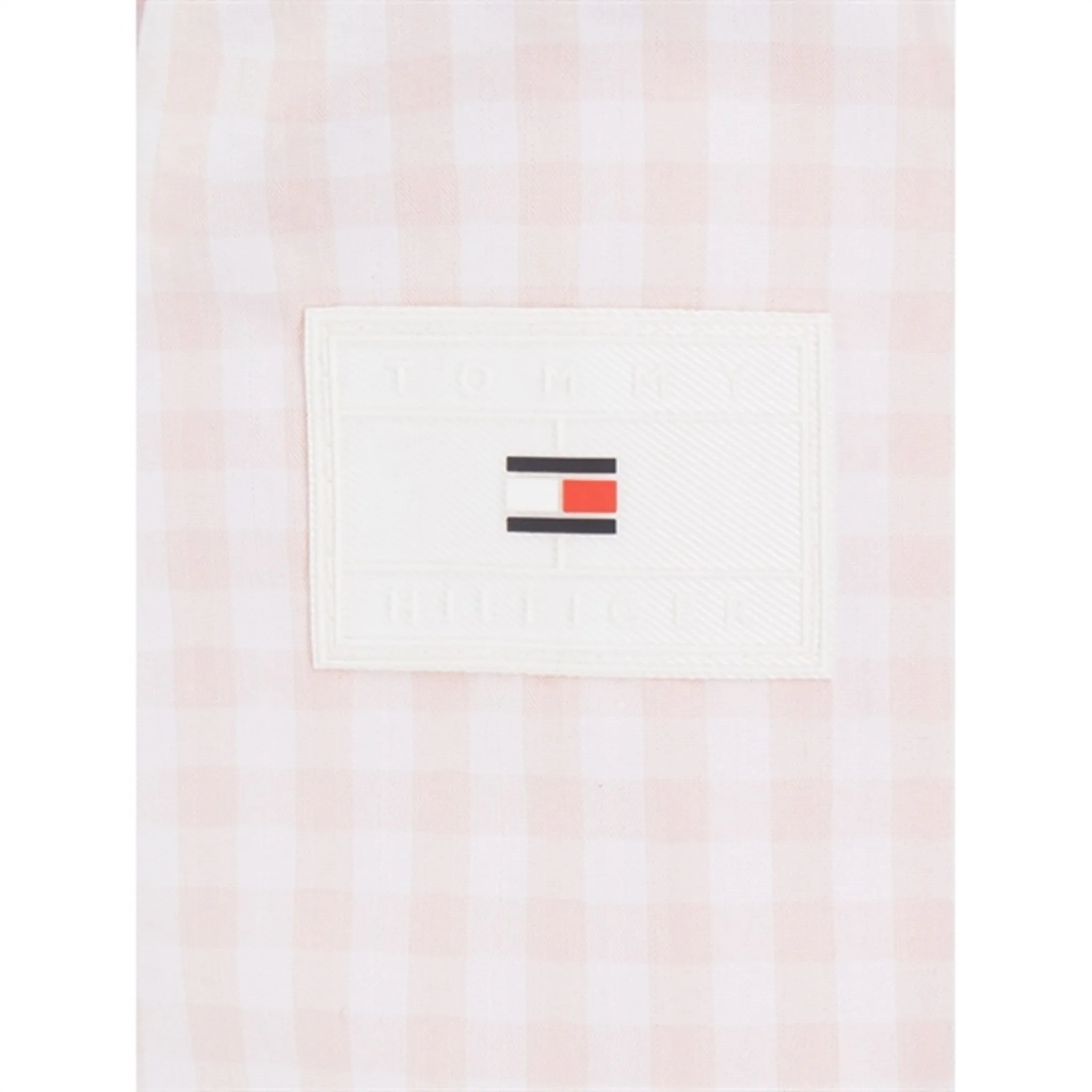 Tommy Hilfiger Baby Reversible Gingham Jacket White / Pink Check Adaptive Fit Soft Shell Material
