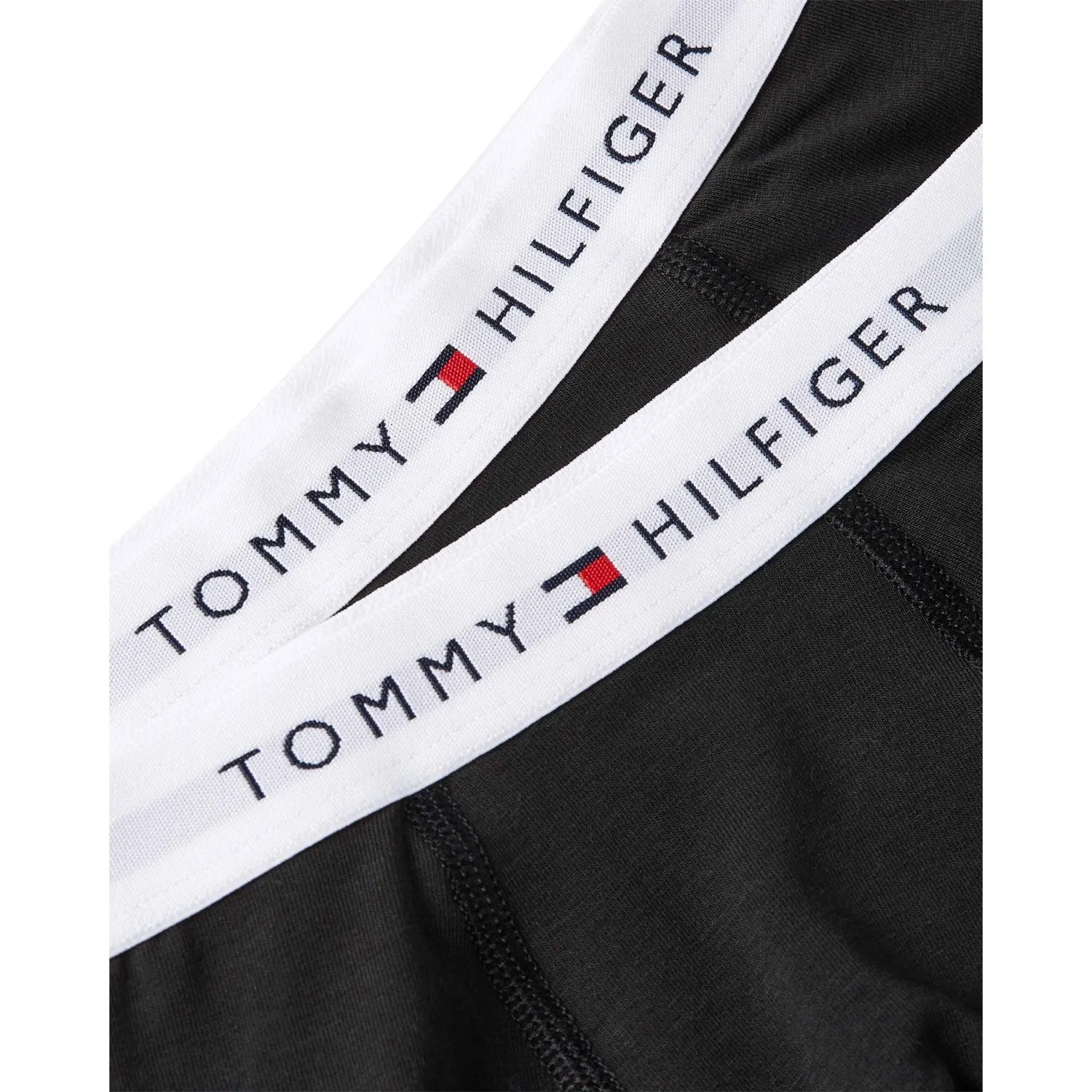 High Elasticity Tommy Hilfiger Black/Black 2 Pack Trunk