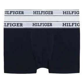 Tommy Hilfiger Boxer Shorts 2-Pack White / Desert Sky Full Stretch