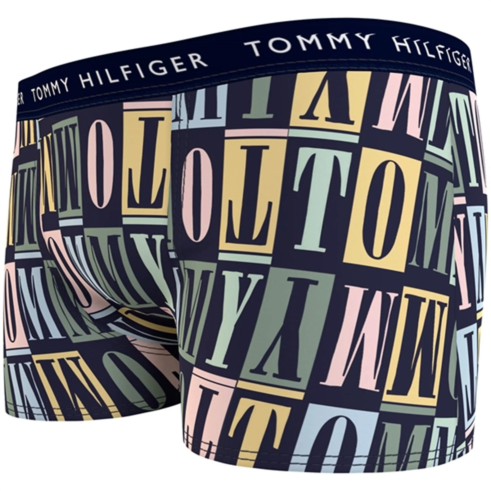 Tommy Hilfiger Boxershorts 3-pack Type Prnt/Twi Navy/Minty Freedom Layer