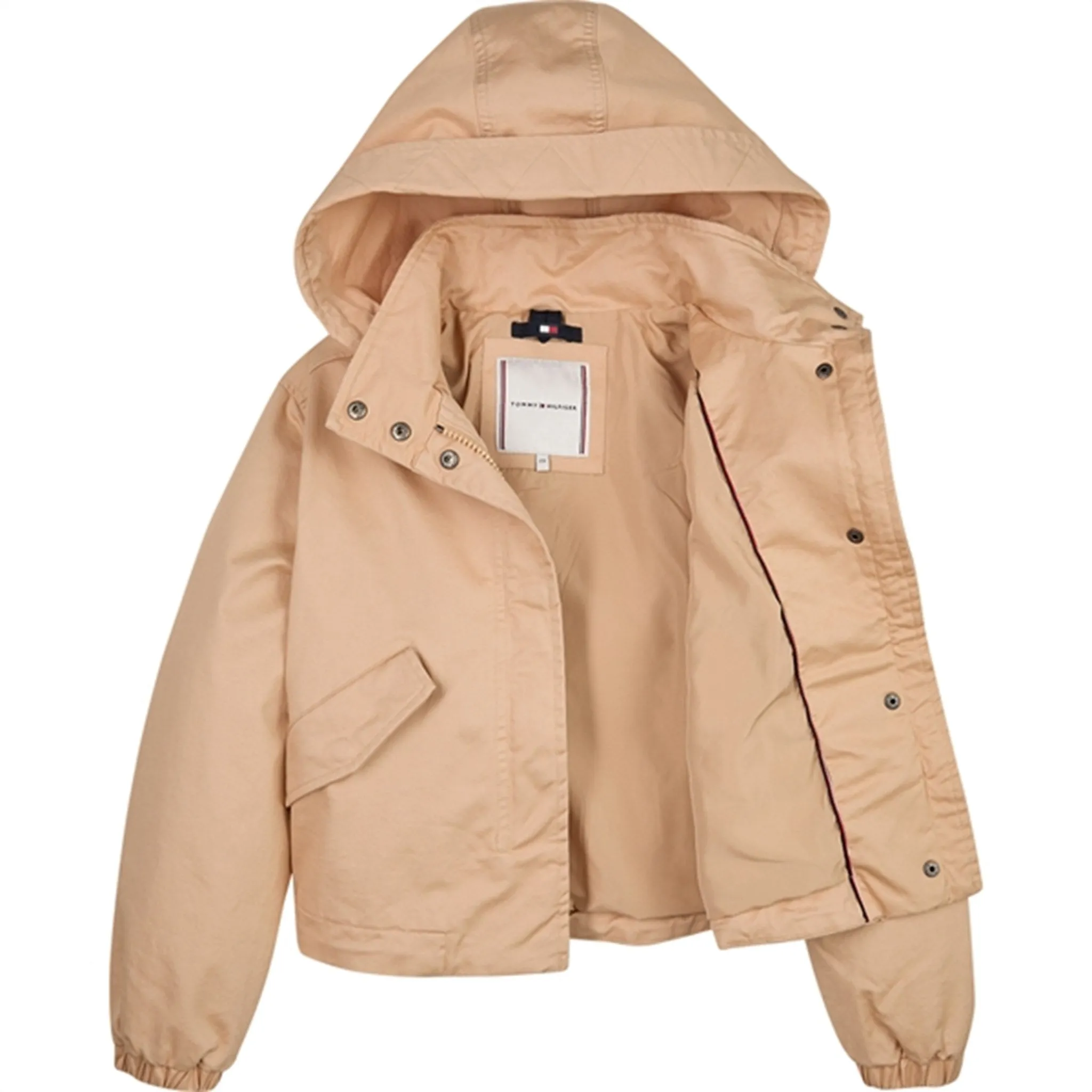 Shock Absorbent Padding Tommy Hilfiger Cotton Parka Jacket Trench
