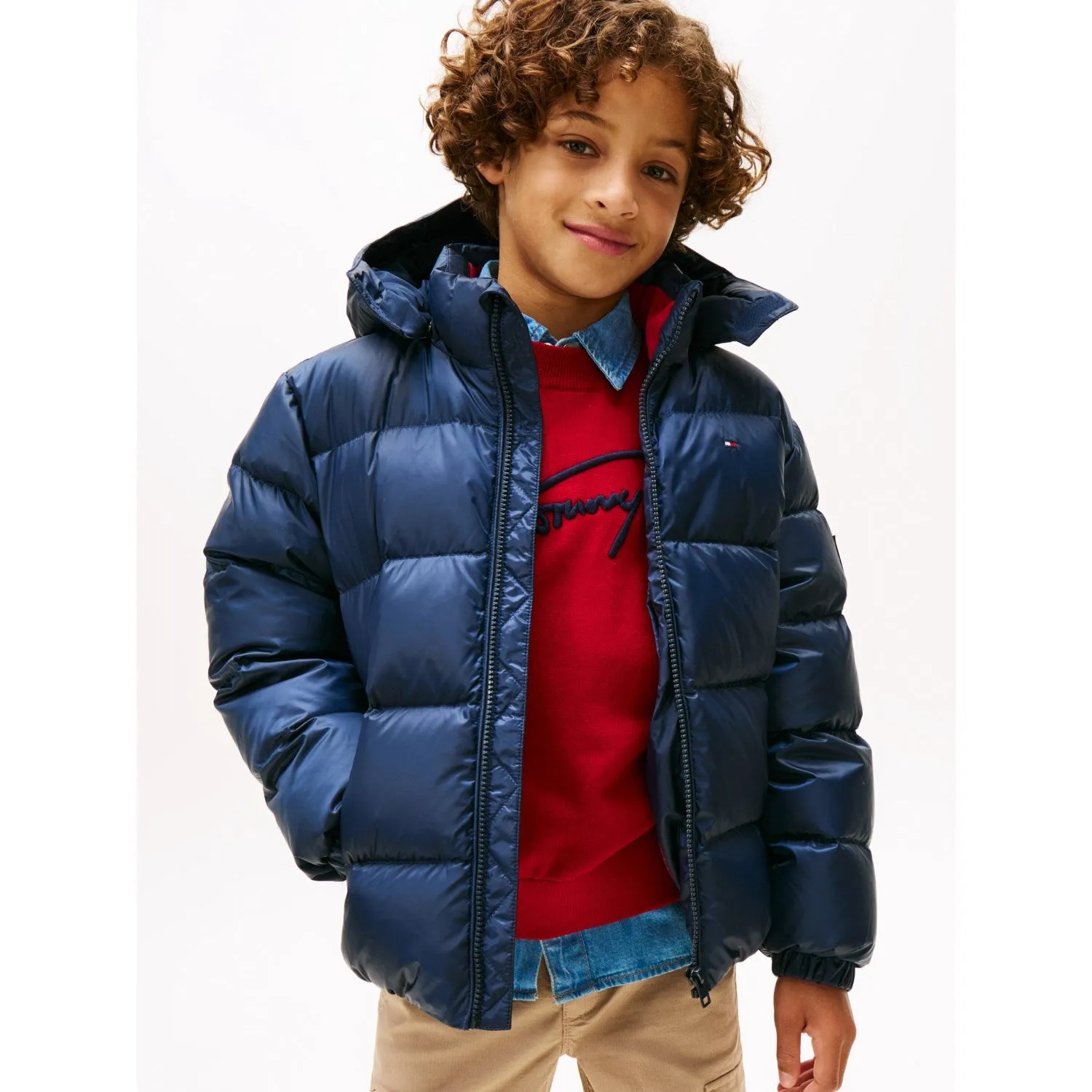 Tommy Hilfiger Dark Night Navy Essential Down Jacket Resort-Wear