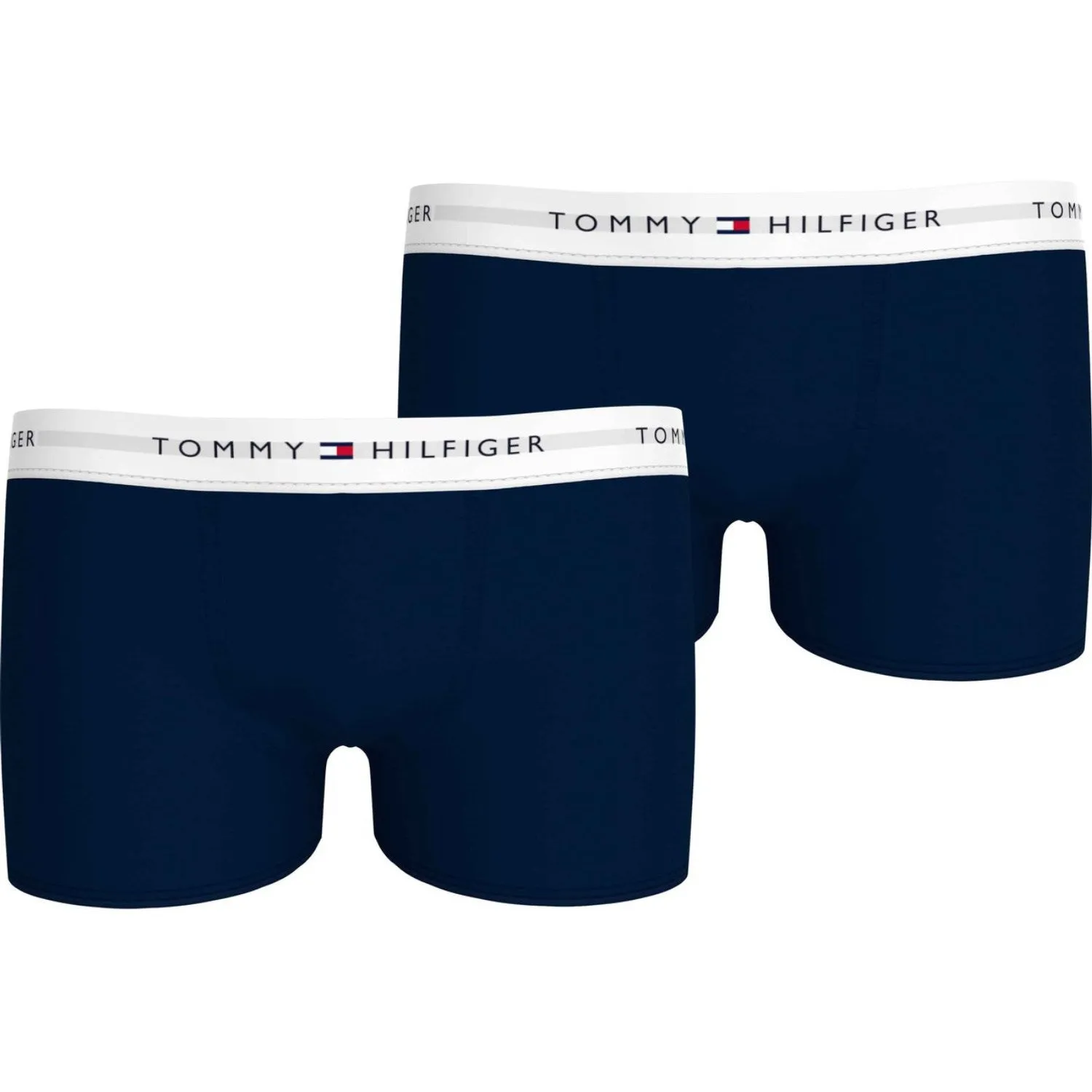 Tommy Hilfiger Desert Sky/Desert Sky 2-Pack Boxer Shorts Soft Band Timeless Fashion