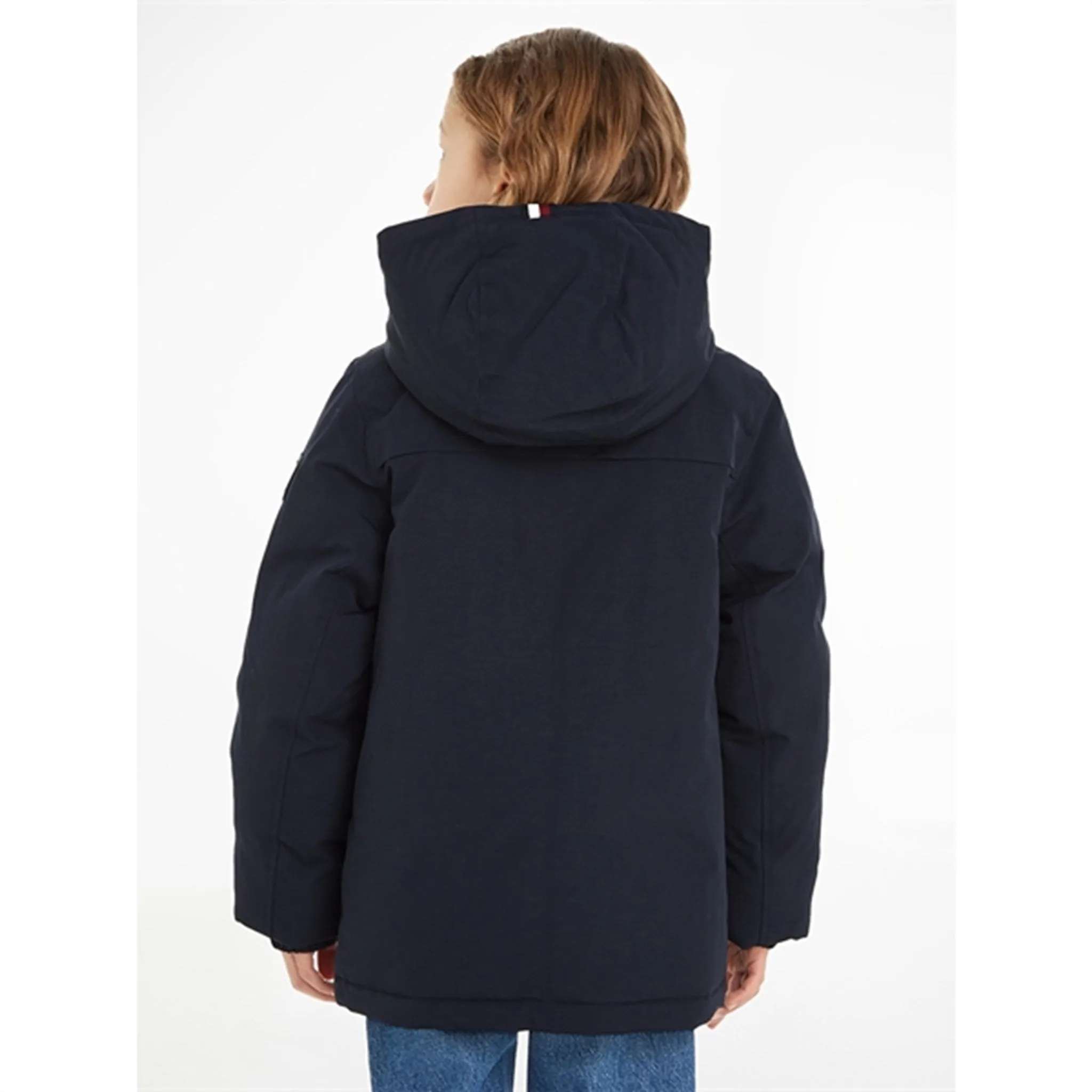Tommy Hilfiger Essential Parka Coat Desert Sky Urban Adventure work event