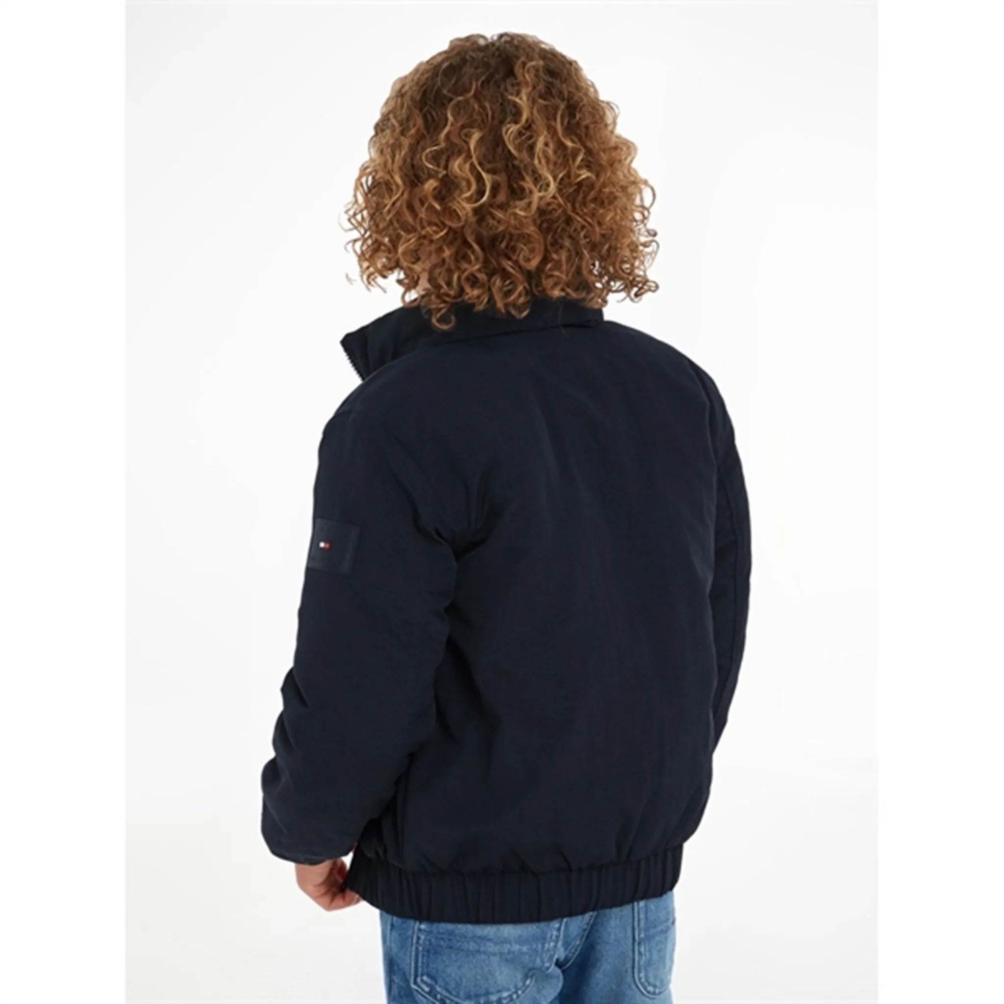 Tommy Hilfiger Essential Quilted Jacket Desert Sky suitable for modeling Regular-fit