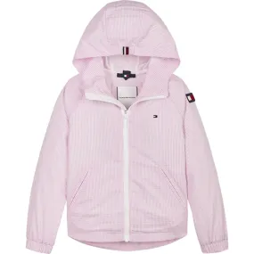 Tommy Hilfiger Ithaca Stripe Jacket Pink/Ithaca Stripe Zip Off Detailing Advocate