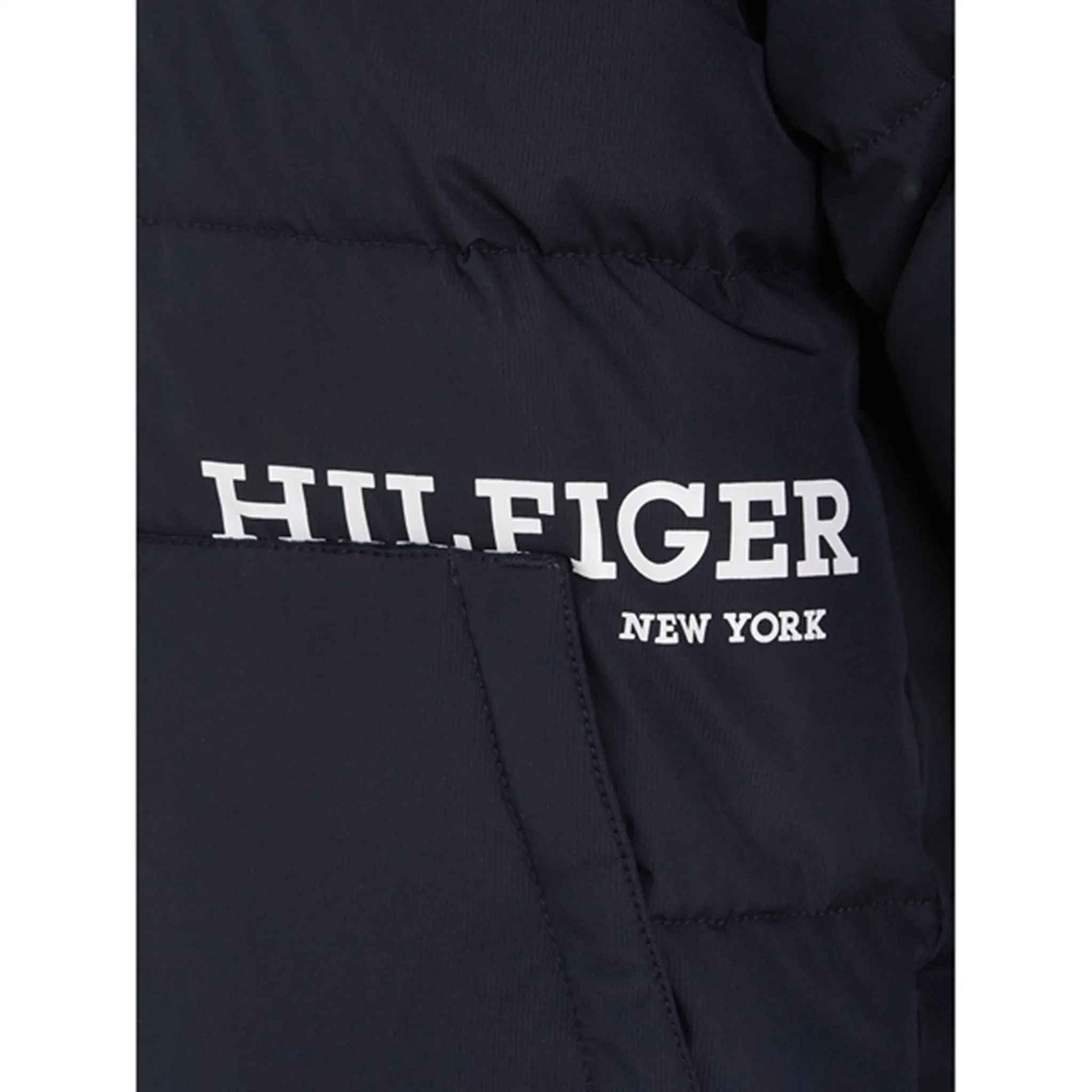 Tommy Hilfiger Logo Quilted Jacket Desert Sky hiker