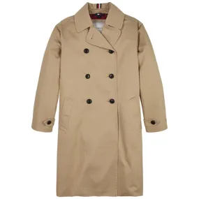 Tommy Hilfiger Monogram Releaxed Trench Coat Classic Khaki Lightweight Layer