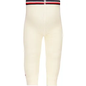 Tommy Hilfiger Off White Baby Leggings Skin-tight Solid Color
