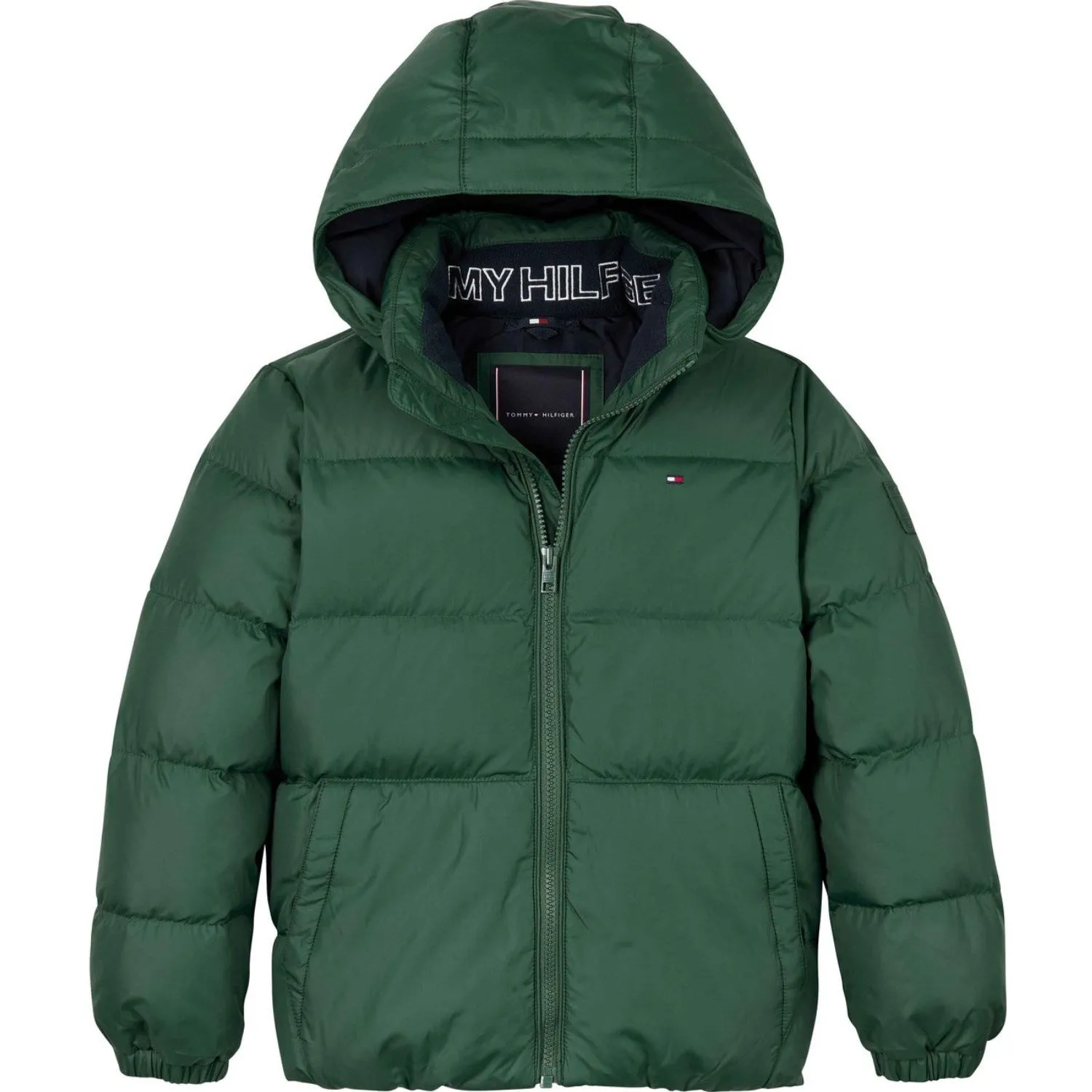 Tommy Hilfiger Ornamental Green Essential Down Jacket Climb
