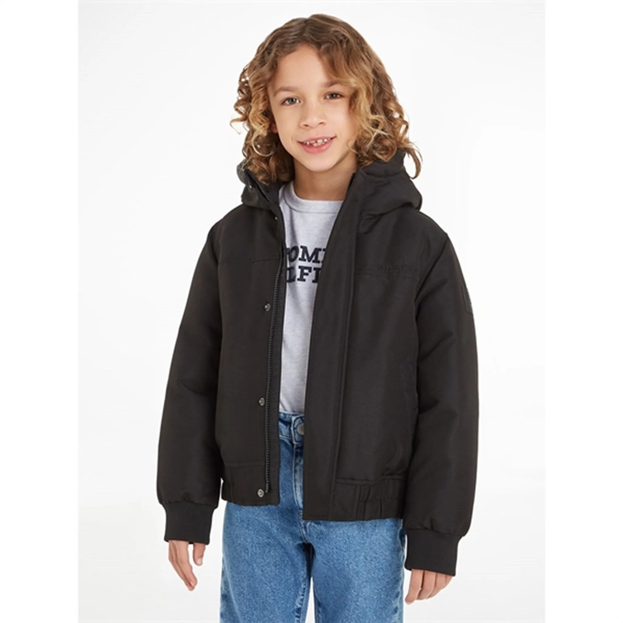 Tommy Hilfiger Tech Jacket Black Tailored Silhouette Future