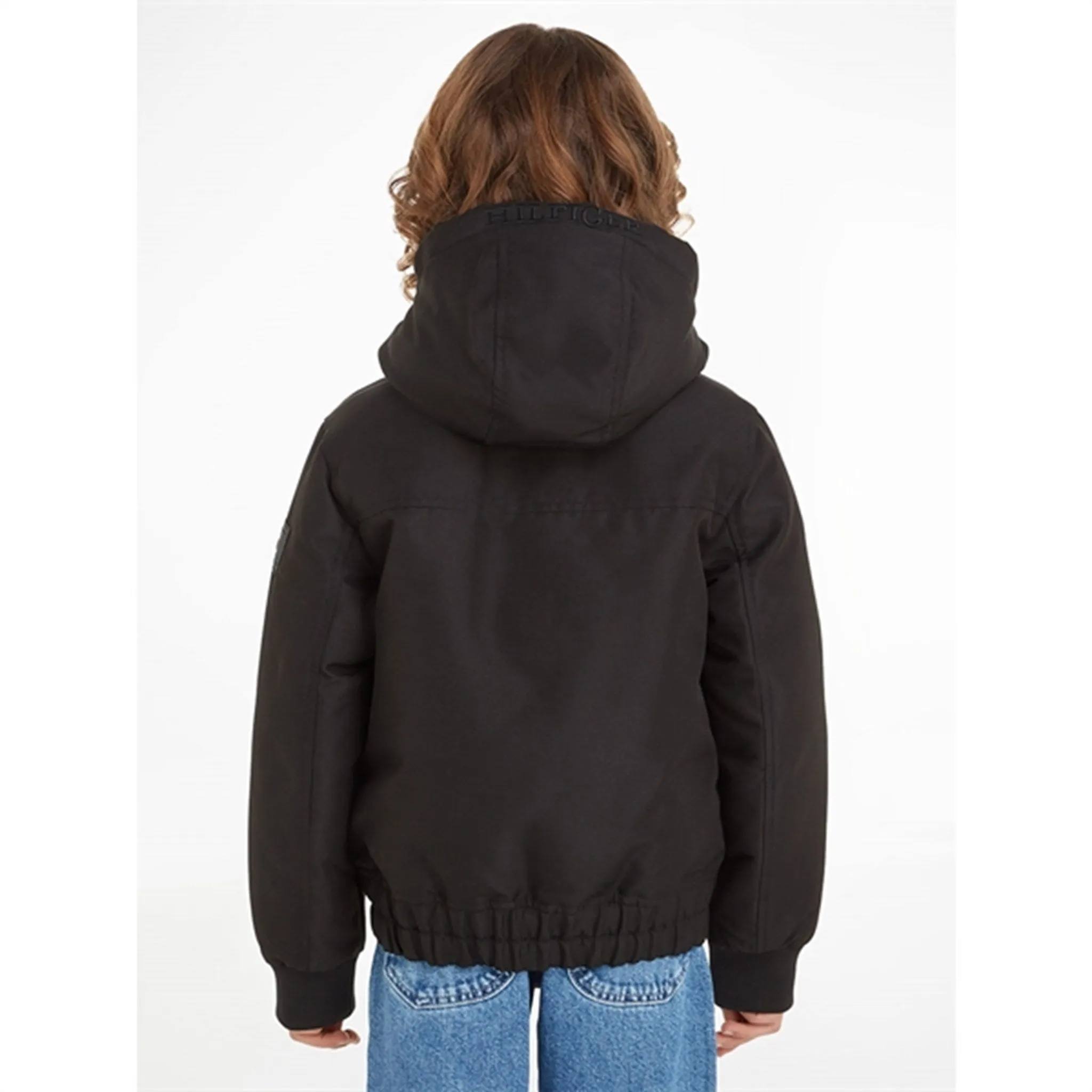 Tommy Hilfiger Tech Jacket Black suitable for offline stores Valentine's Day