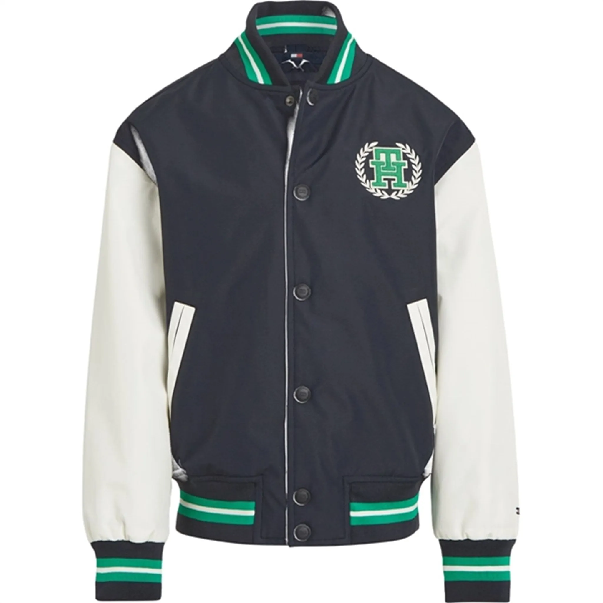 Tommy Hilfiger Varsity Jacket Desert Sky Heat Retention Suggest