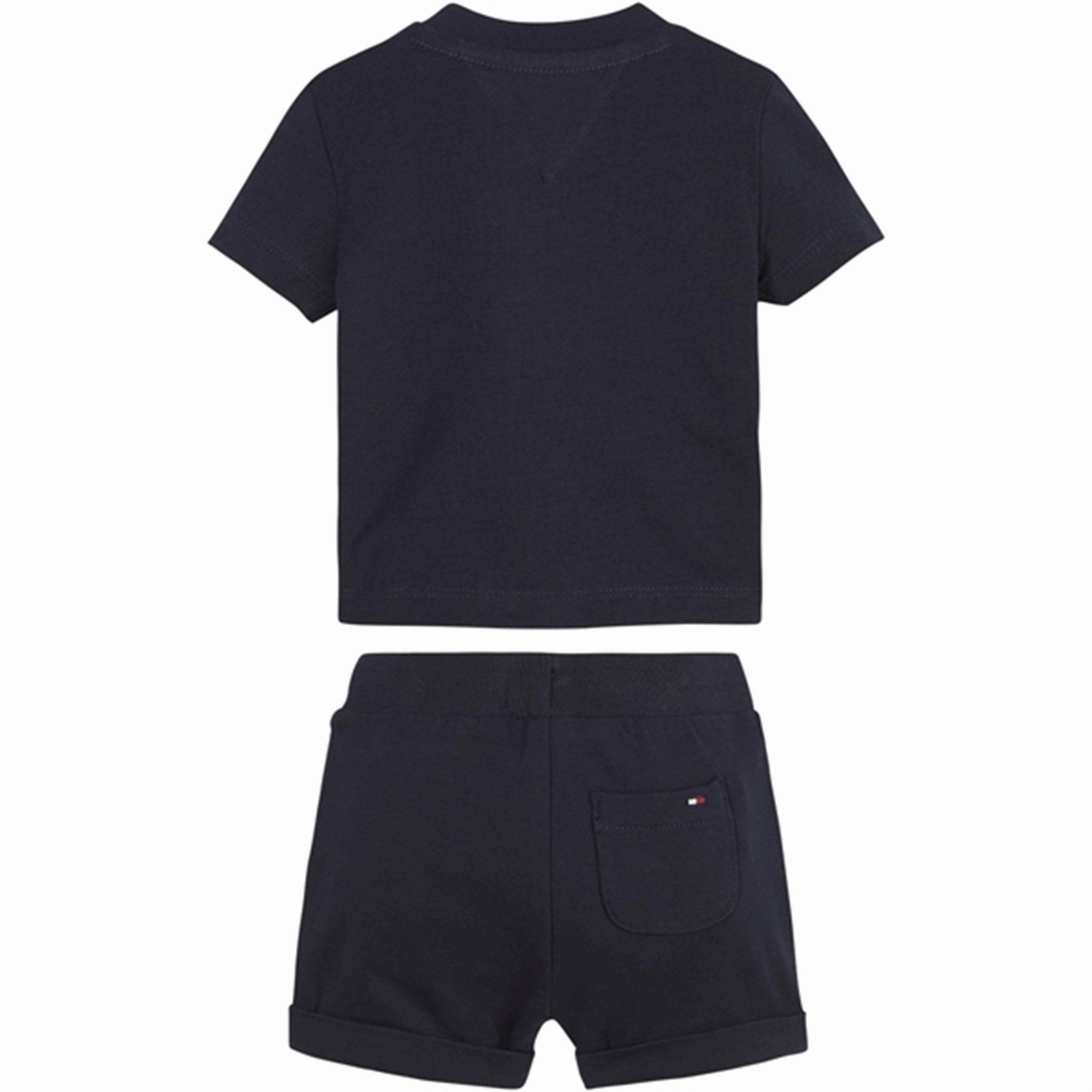 Contemporary Cut Easy Wear Tommy Hilfiger Baby Essential Shorts og T-shirt Set Desert Sky