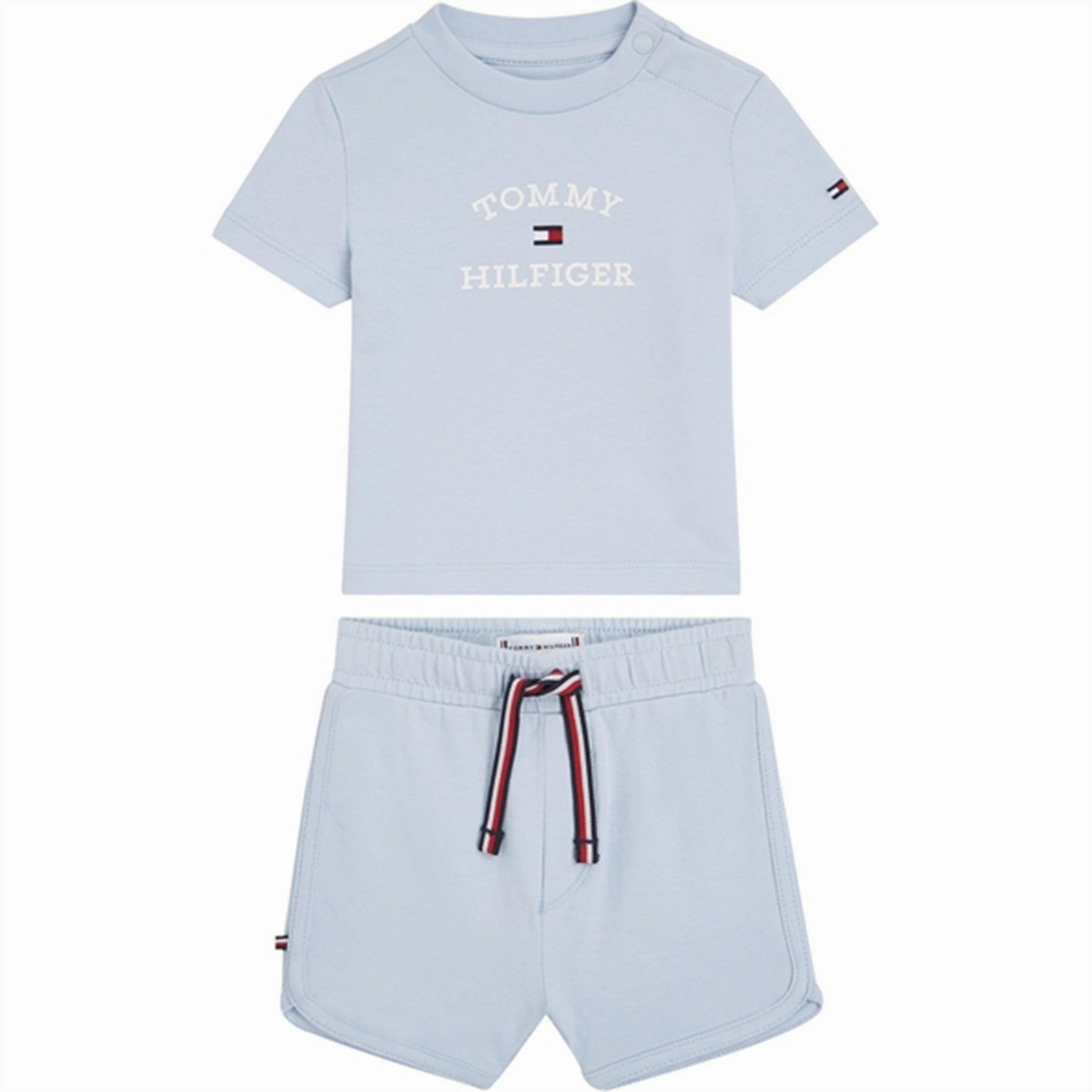Fresh Day color - fast Tommy Hilfiger Baby Th Logo Shorts Set Breezy Blue