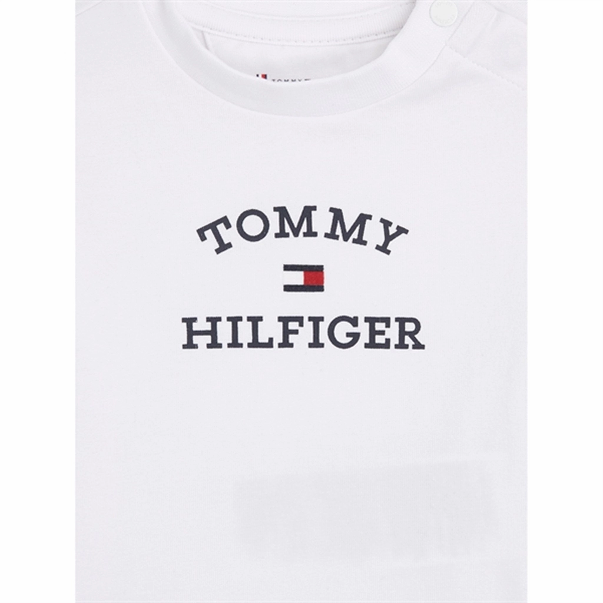 Tommy Hilfiger Baby Th Logo Shorts Set White Designer Style dance clothing