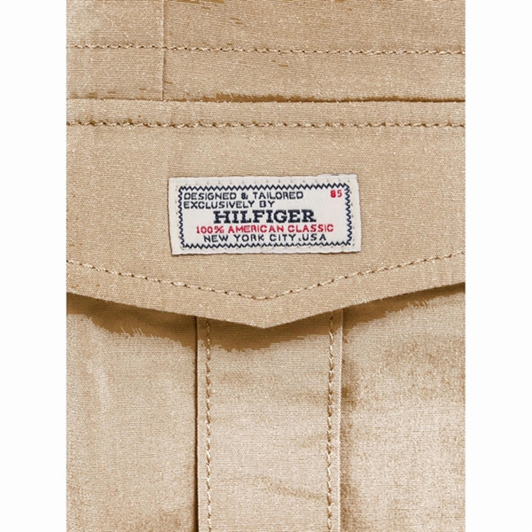 Tommy Hilfiger Cargo Woven Shorts Classic Khaki Dynamic Tension Control Eco Friendly Fabric