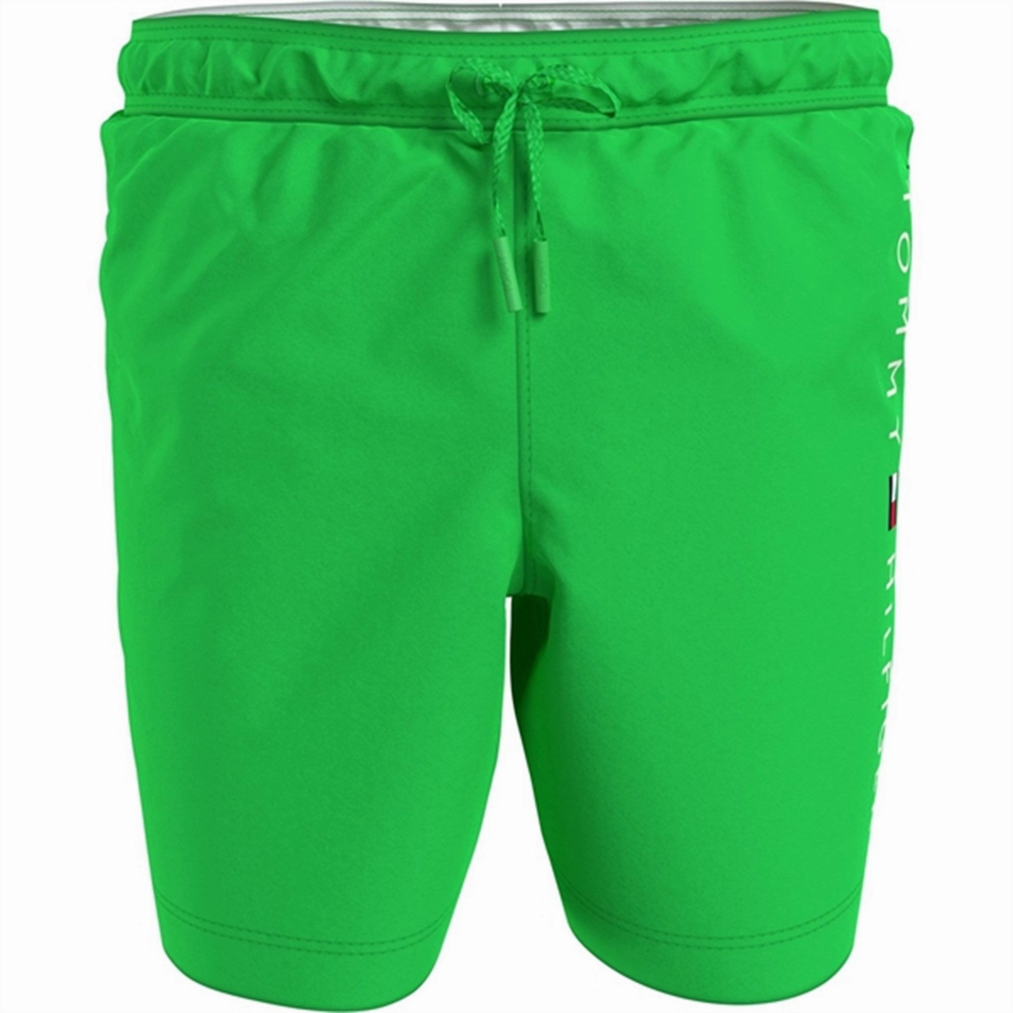 Tommy Hilfiger Medium Swim Shorts Spring Lime Shade Enhanced Collar Outdoor Swimwear