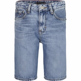 school clothing Quick Access Pockets Tommy Hilfiger Skater Shorts Bleach