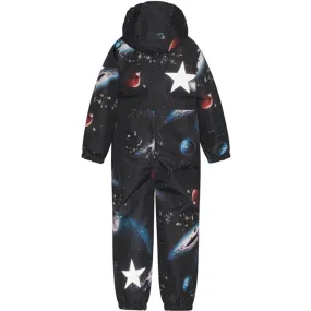 Contrast-Piping Molo Into Space Pingo Junior Snowsuit