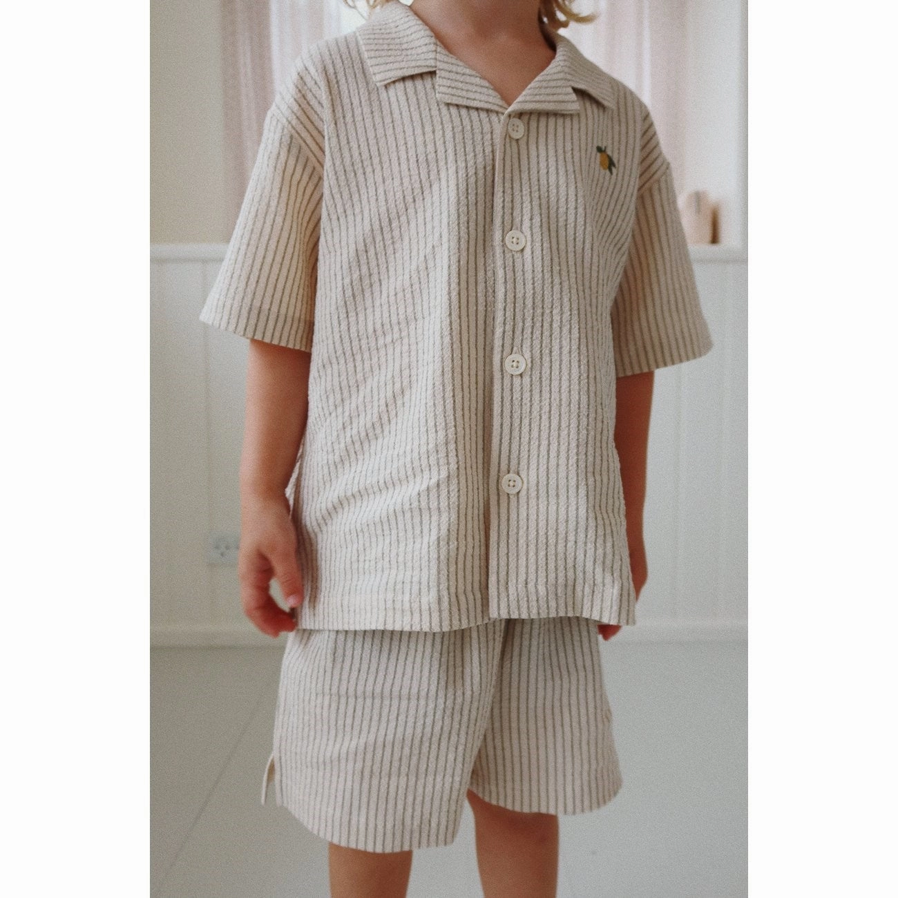 polo shirt Konges Sl?jd Tea Stripe Elliot Shorts