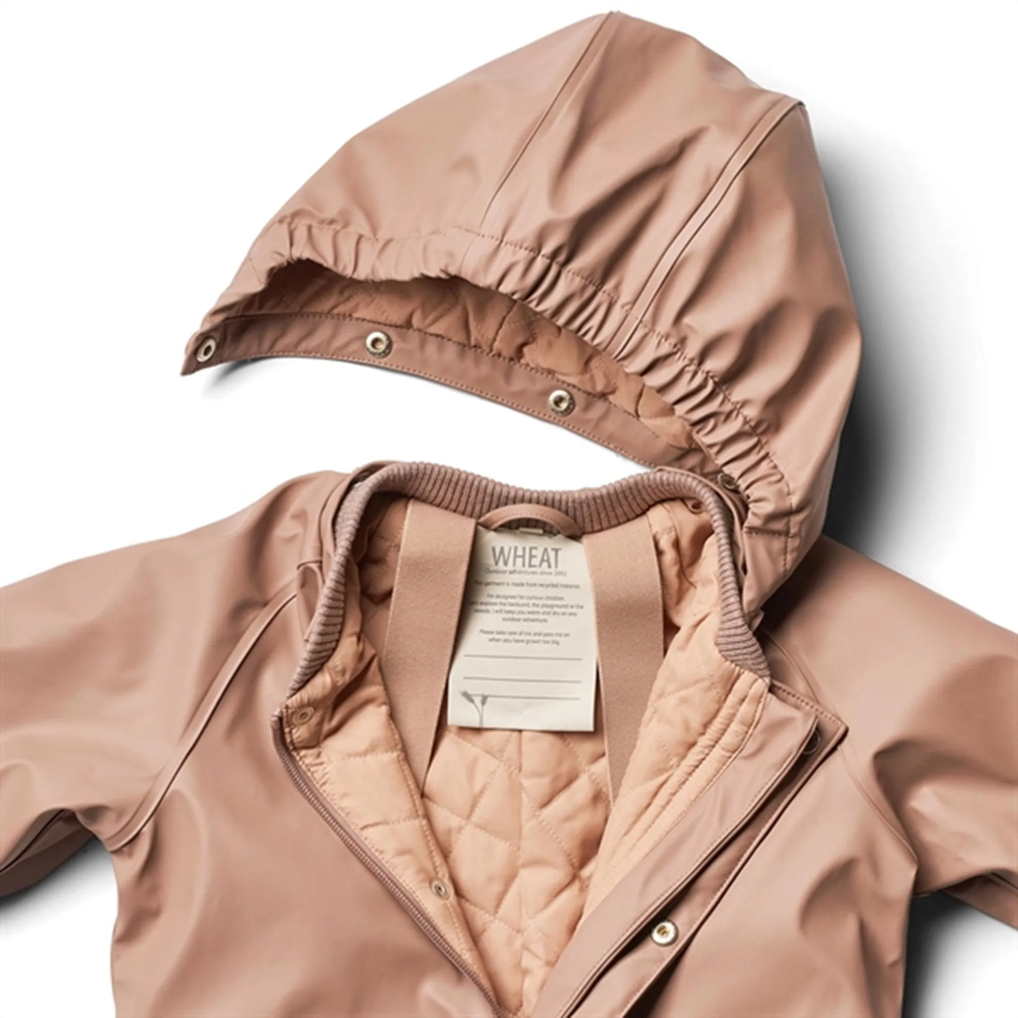 daily protection Running Gear Wheat Rain Suit Aiko Thermo Lavender Rose