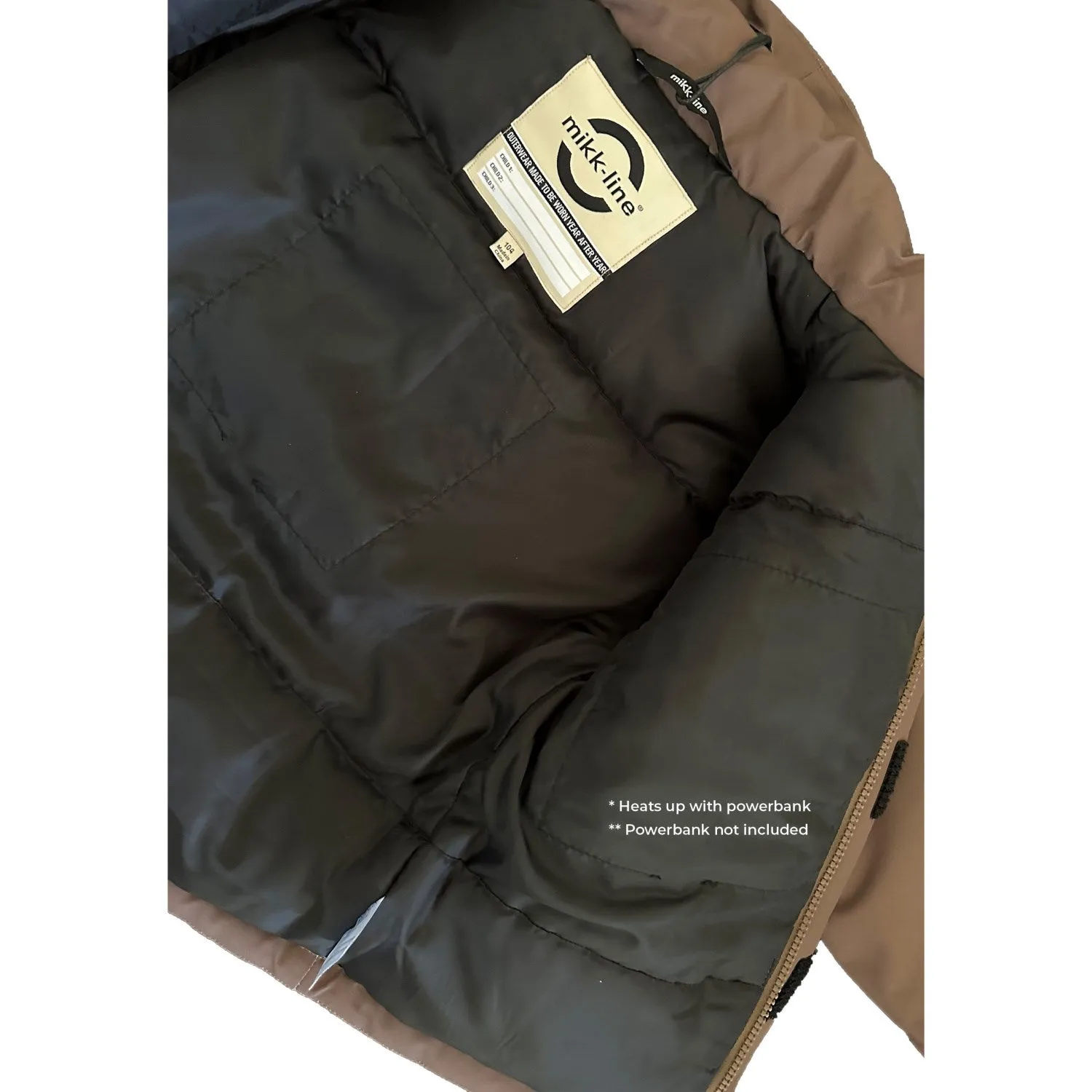 Street Edge Mikk-Line Chocolate Chip Heating Jacket Parka