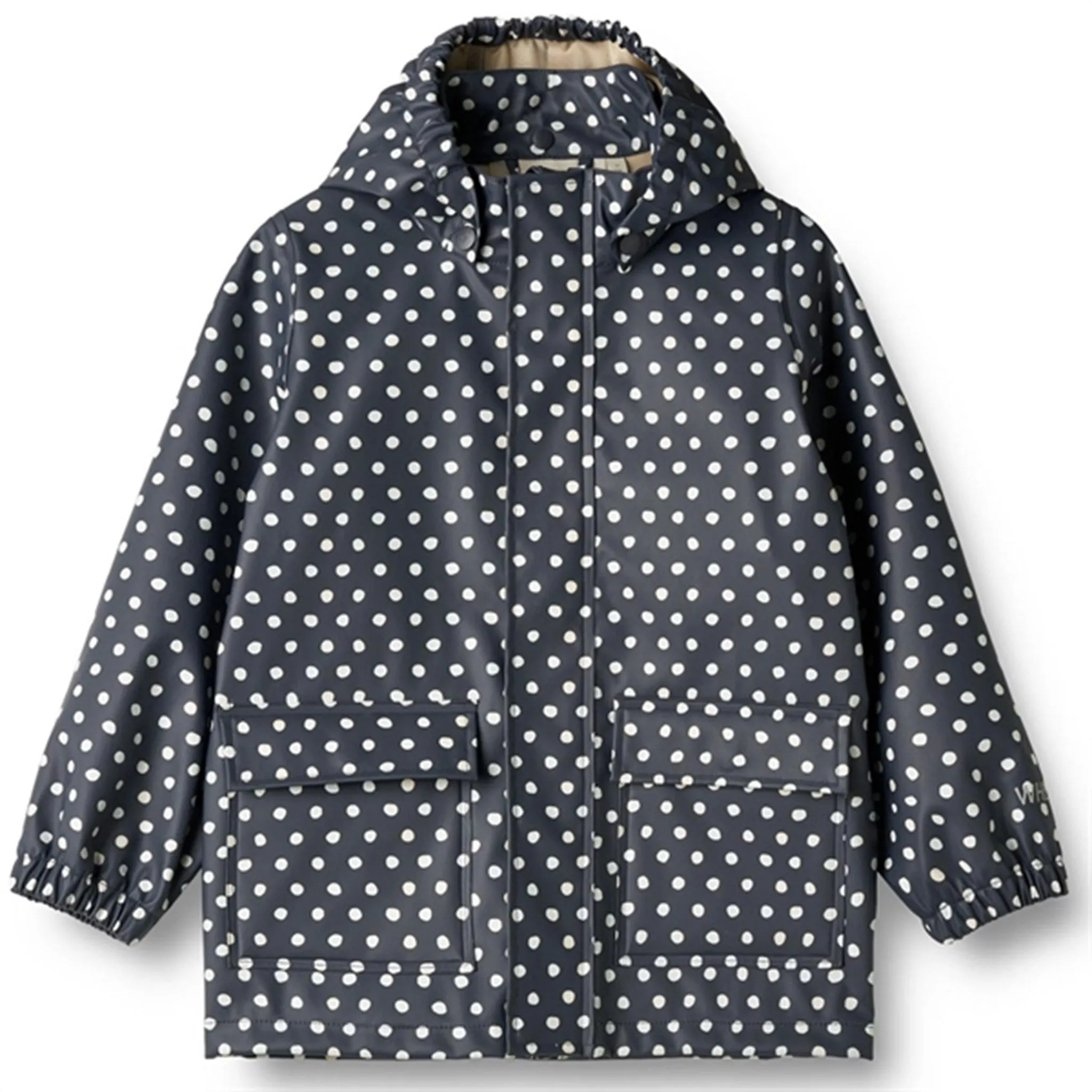 Shell Design Wheat Rain Jacket Ola Ink Dots