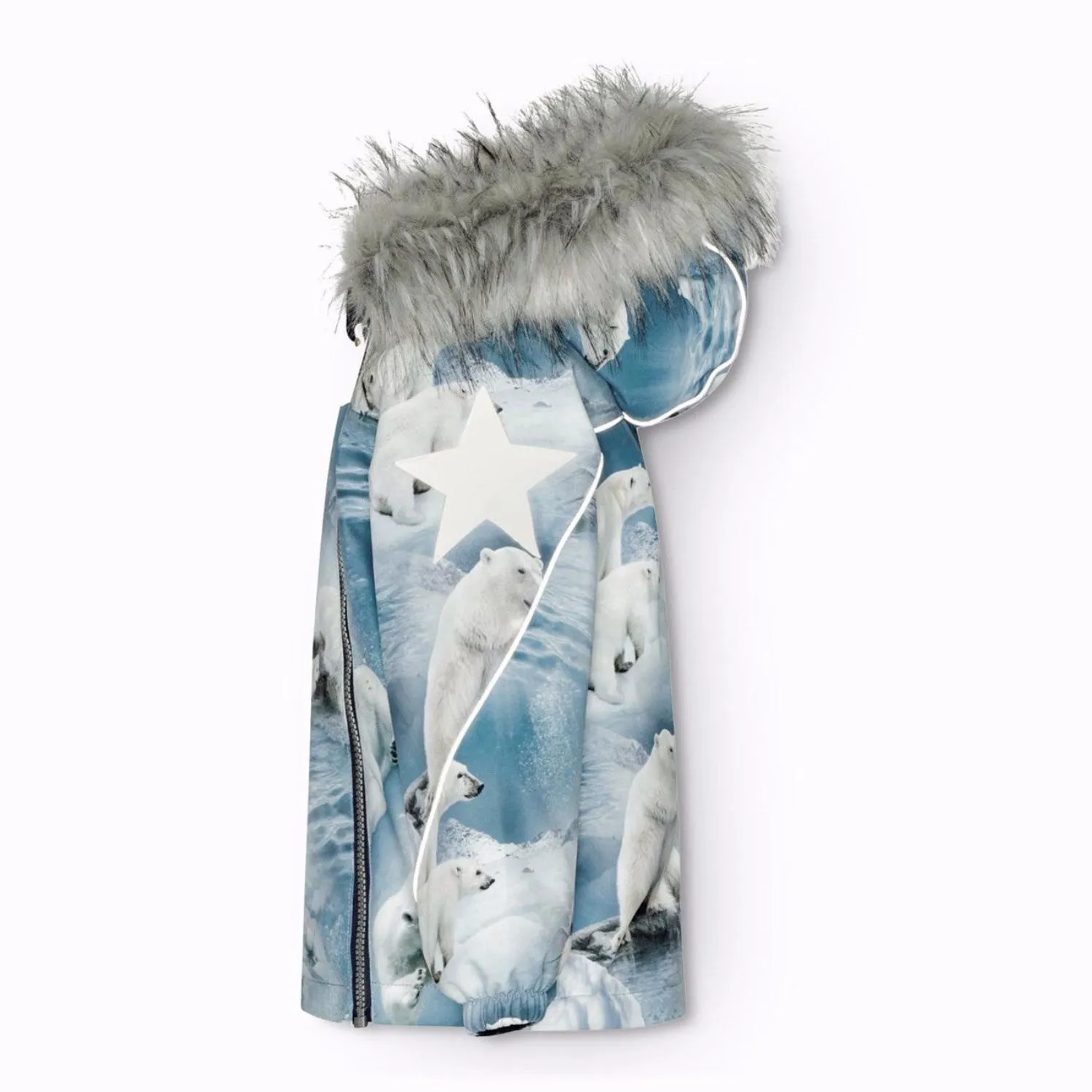 Molo Polar Bear Joy Hopla Fur Jacket Charity
