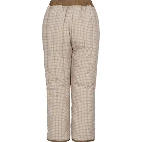 Minimalist-Style MarMar Hazel Check Olrik Quilt Thermo Pants