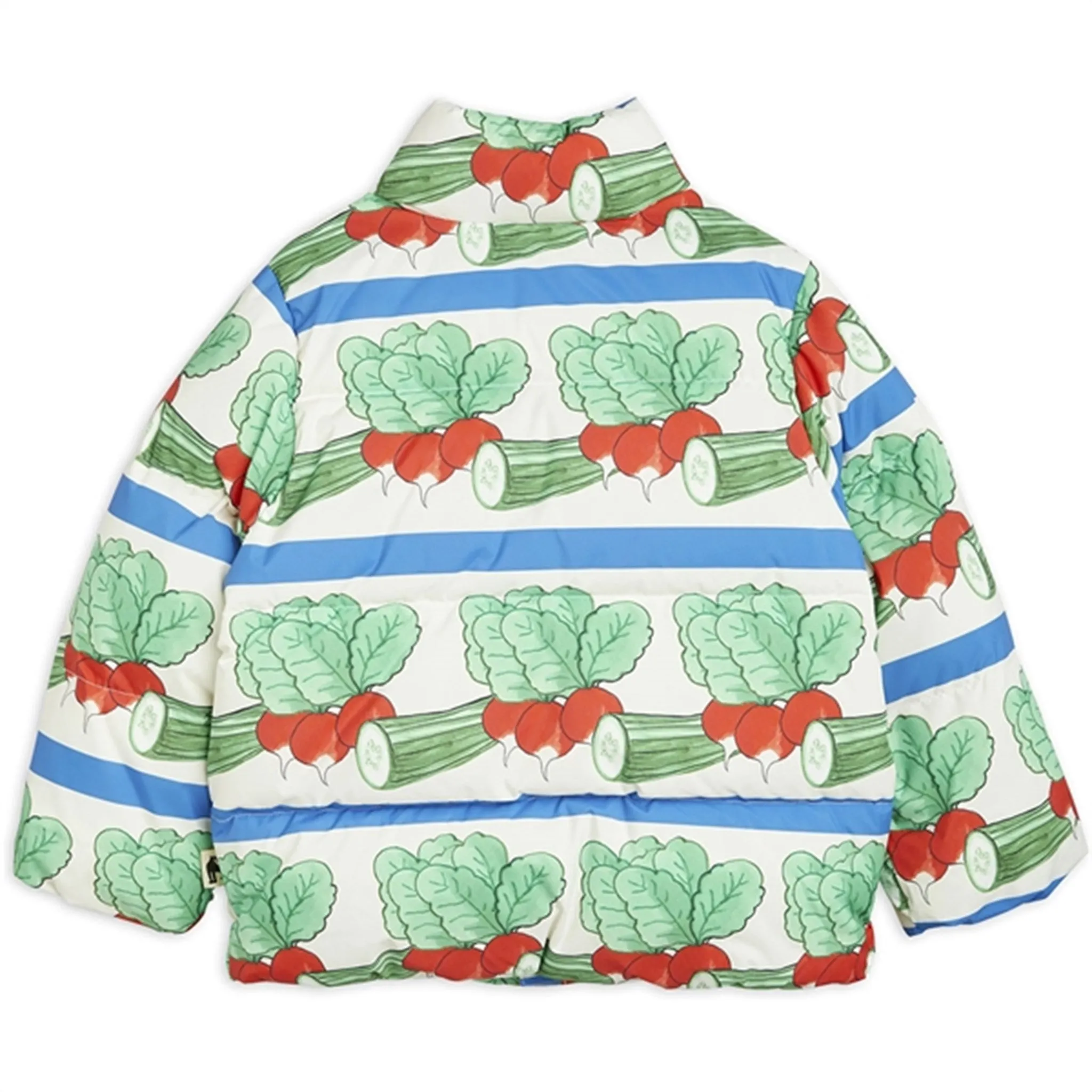 Mini Rodini Veggie Aop Puffer Jacket Multi Travel-Essential