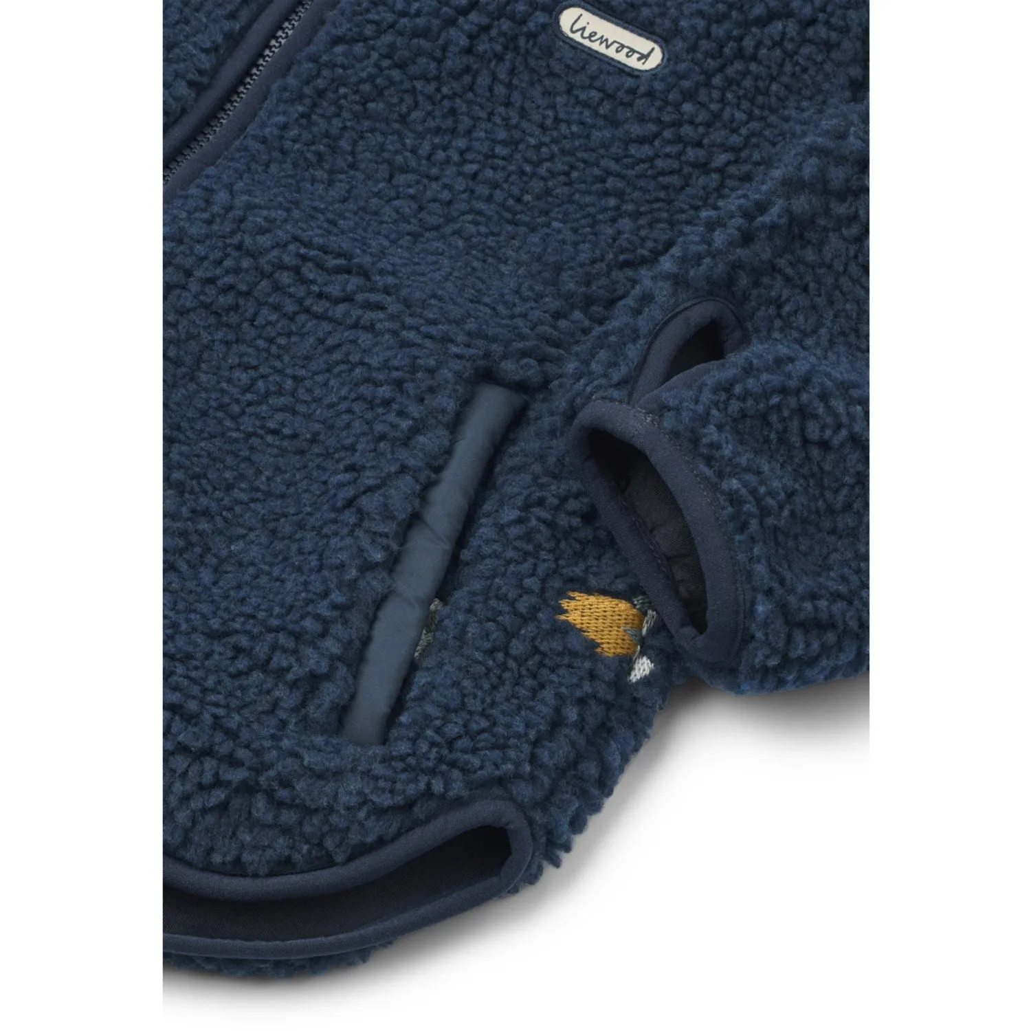 Brunch Look Simple Essentials LIEWOOD Rocket / Classic Navy / Embroidery Mara Pile Jacket