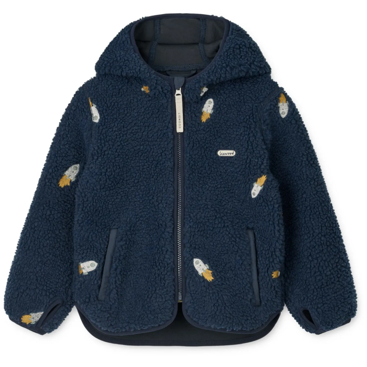 Cozy Shell LIEWOOD Rocket / Classic Navy / Embroidery Mara Pile Jacket