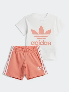 Trefoil Shorts Tee Set Infants BodyAdaptive