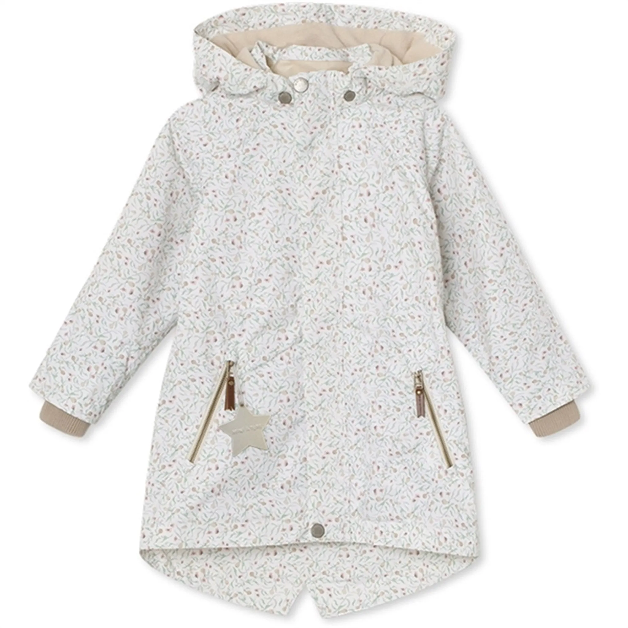 MINI A TURE Vikaya Spring Jacket w/Fleece Lining Rose Dragonfly suitable for night wear Reflective Safety Trim