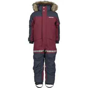 Didriksons Rusty Wine Bj?rven Kids Coverall 17 Theater-Night Travel-friendly