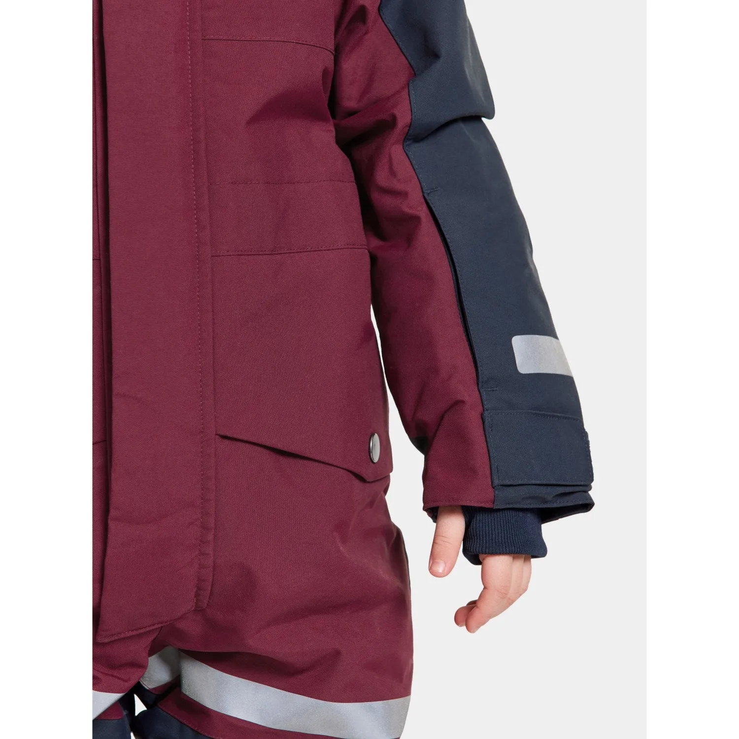 Didriksons Rusty Wine Bj?rven Kids Coverall 17 Anti-Static-Finish