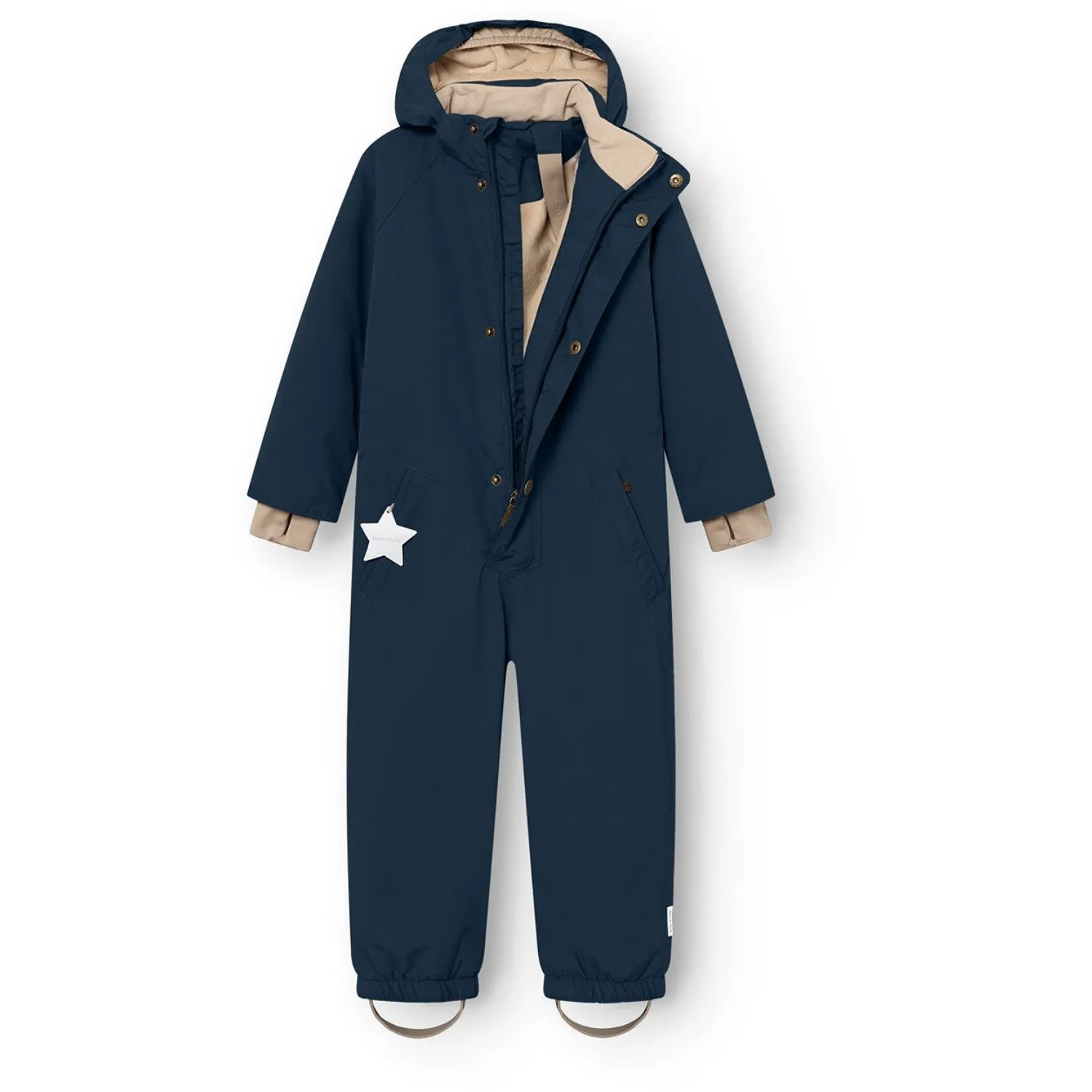 Mini A ture Outer Space Matwanni Fleece Lined Snowsuit. GRS Piped-Edge Lightweight