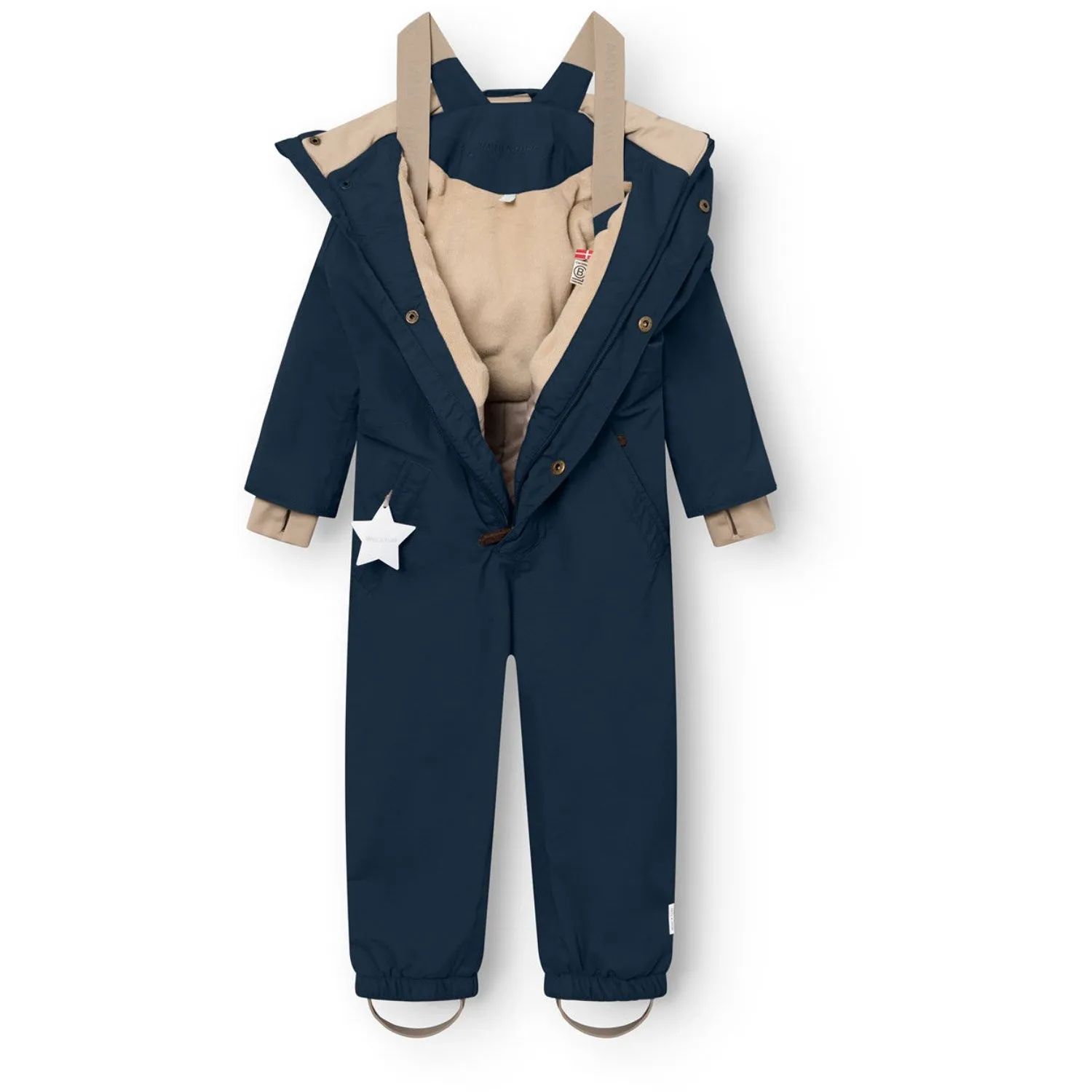 Travel-Style High-Collar Mini A ture Outer Space Matwanni Fleece Lined Snowsuit. GRS