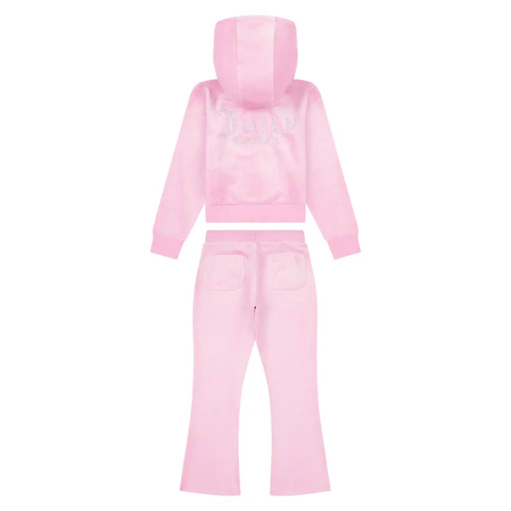 Juicy Couture Diamante BC Tracksuit Infant HighVisibility Trims