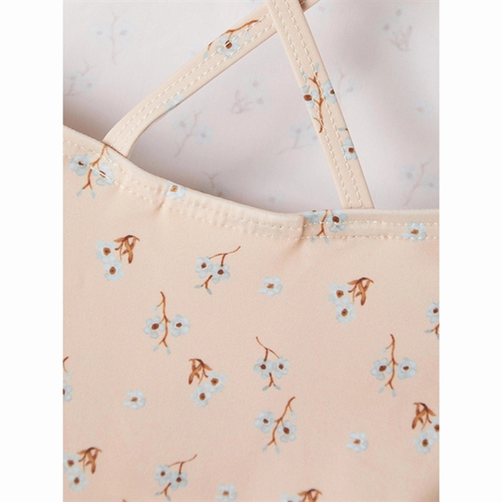 Performance Fabric Waterfront Escape Lil'Atelier Rose Dust Fiona Strap Swimsuit