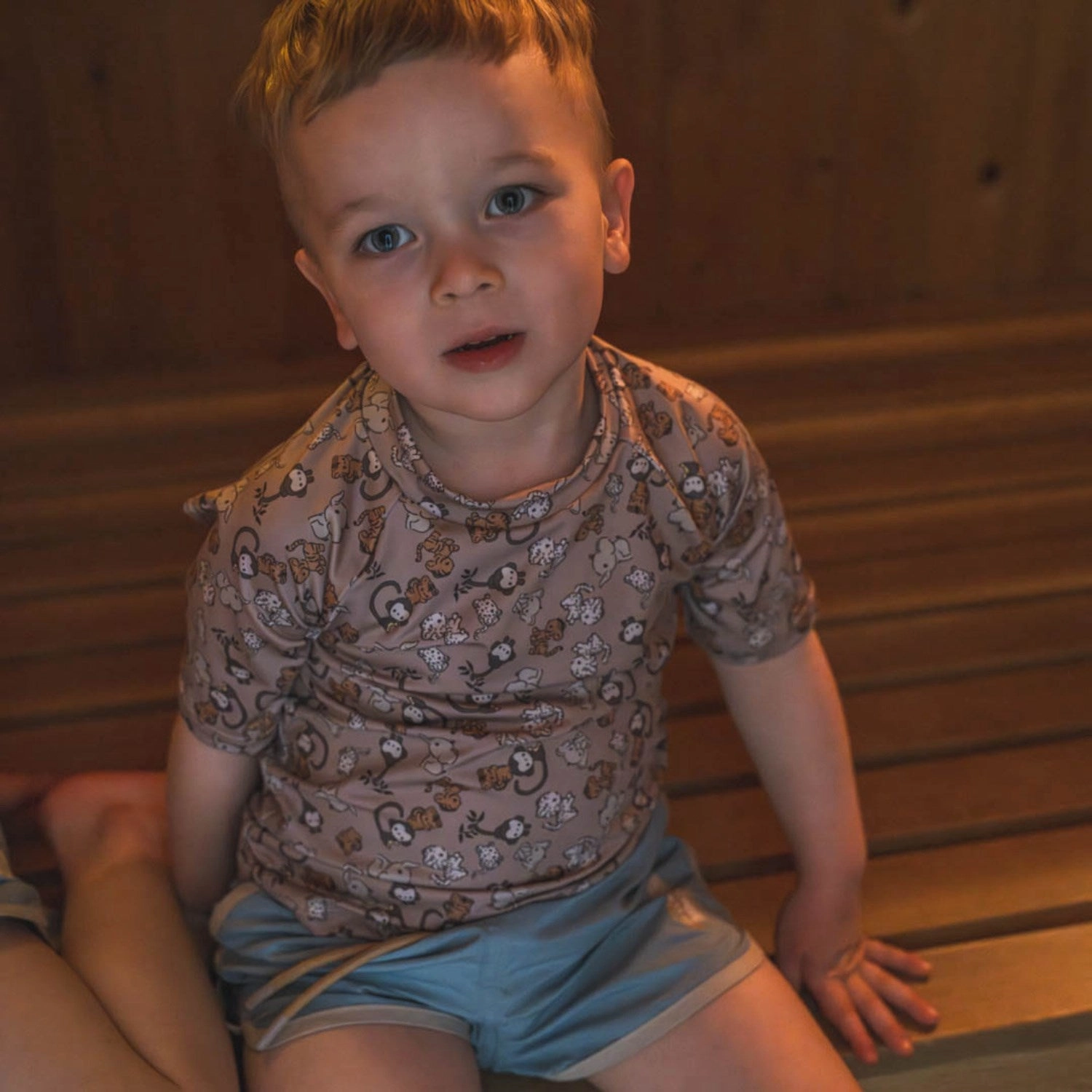 That's Mine Jungle Friends Sami Swim T-Shirt Adventure Ready High Durability Elastic