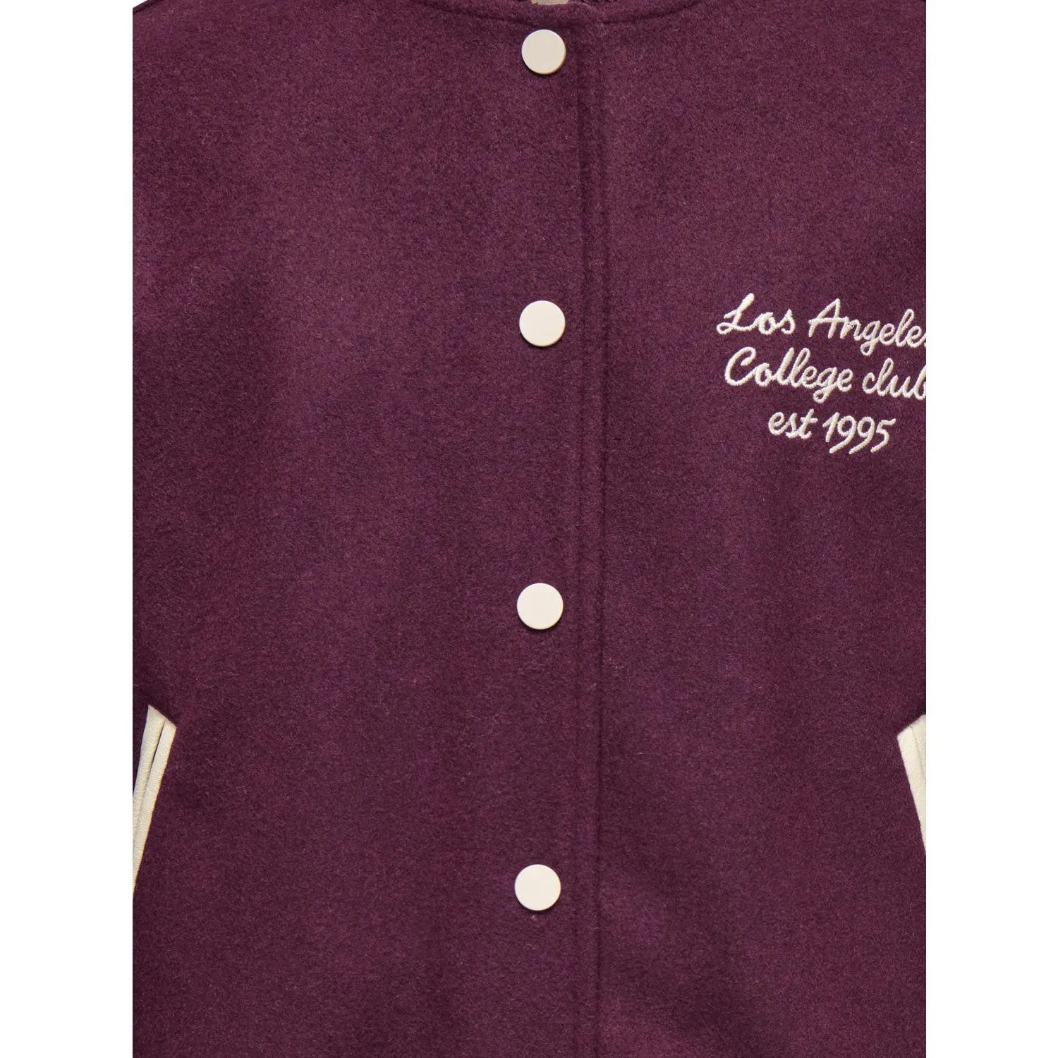 kids ONLY Mauve Wine Kogwestcoast Life Bomber Otw Quick Access Pockets Pilates