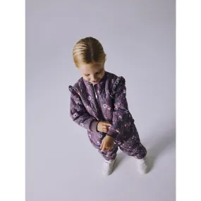 Tonal-Panel Eco-friendly Name It Grape Shake Moon Quilted Set AOP 1Fo