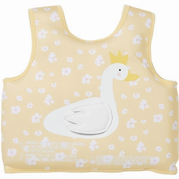 SunnyLife Swim Vest Princess Swan Buttercup Sustainable Production Process Saltwater Resilient