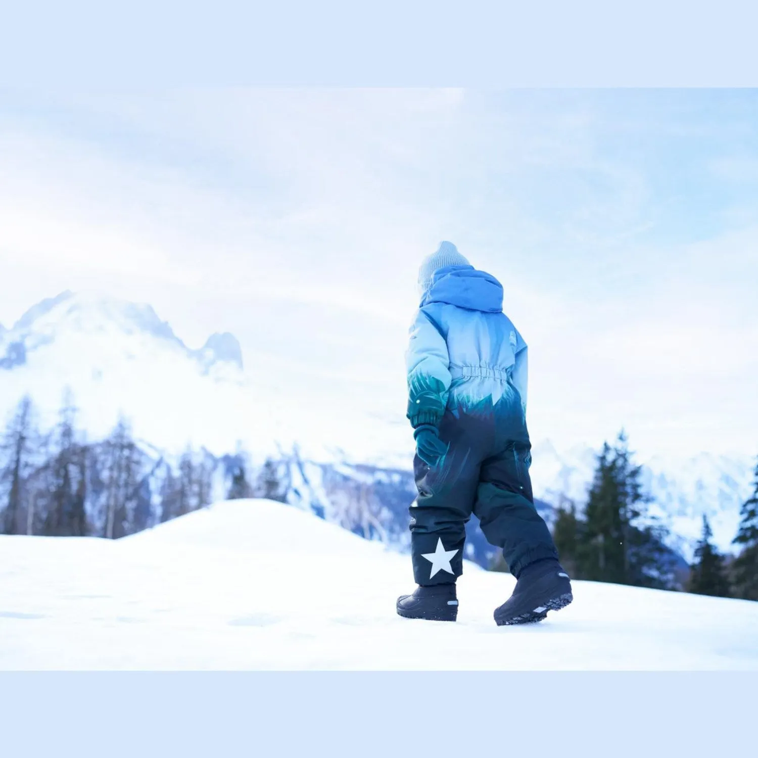 breathable-mesh Molo Amazing Dino Polar Snowsuit