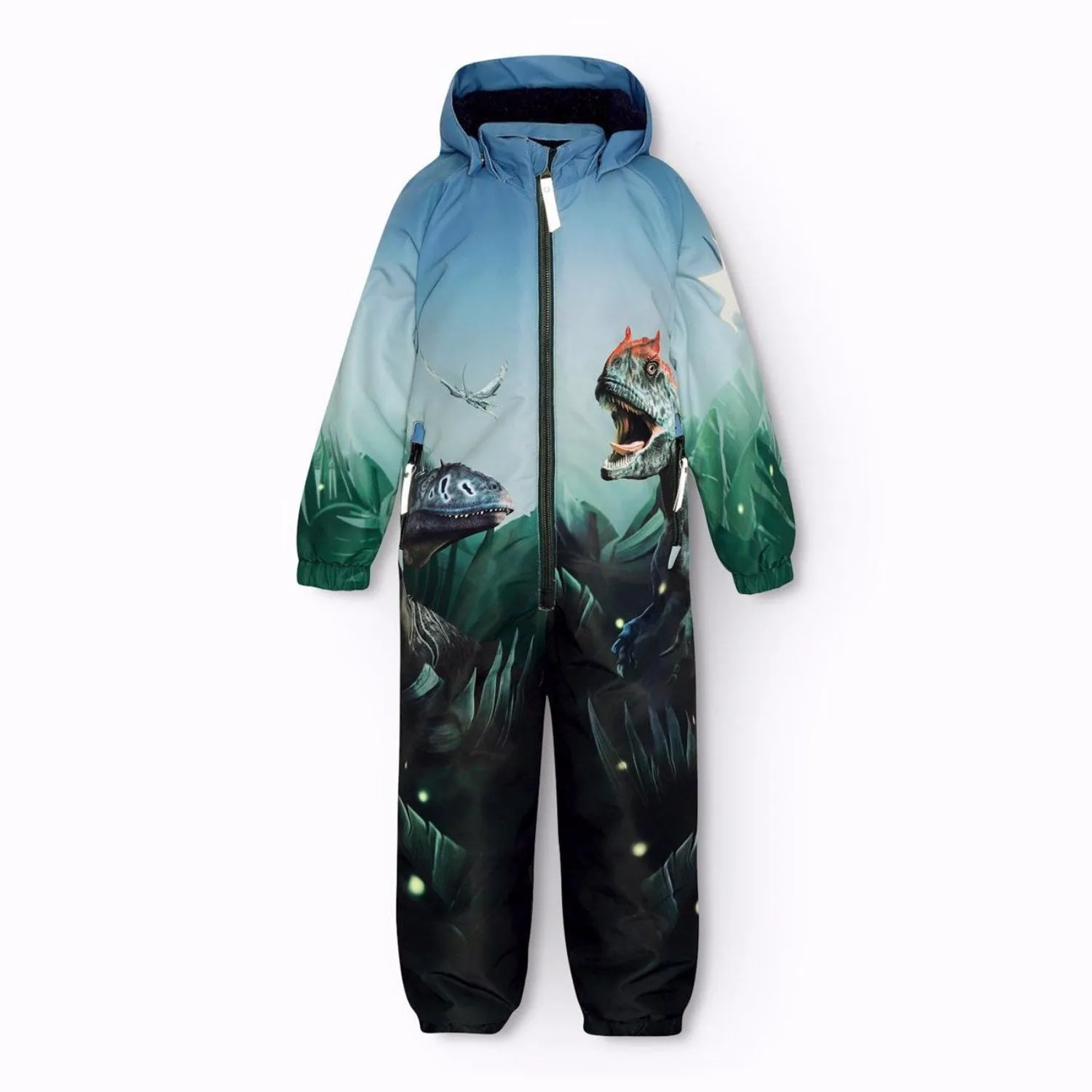 Versatile layered shirt Light and breathable top Molo Amazing Dino Polar Snowsuit