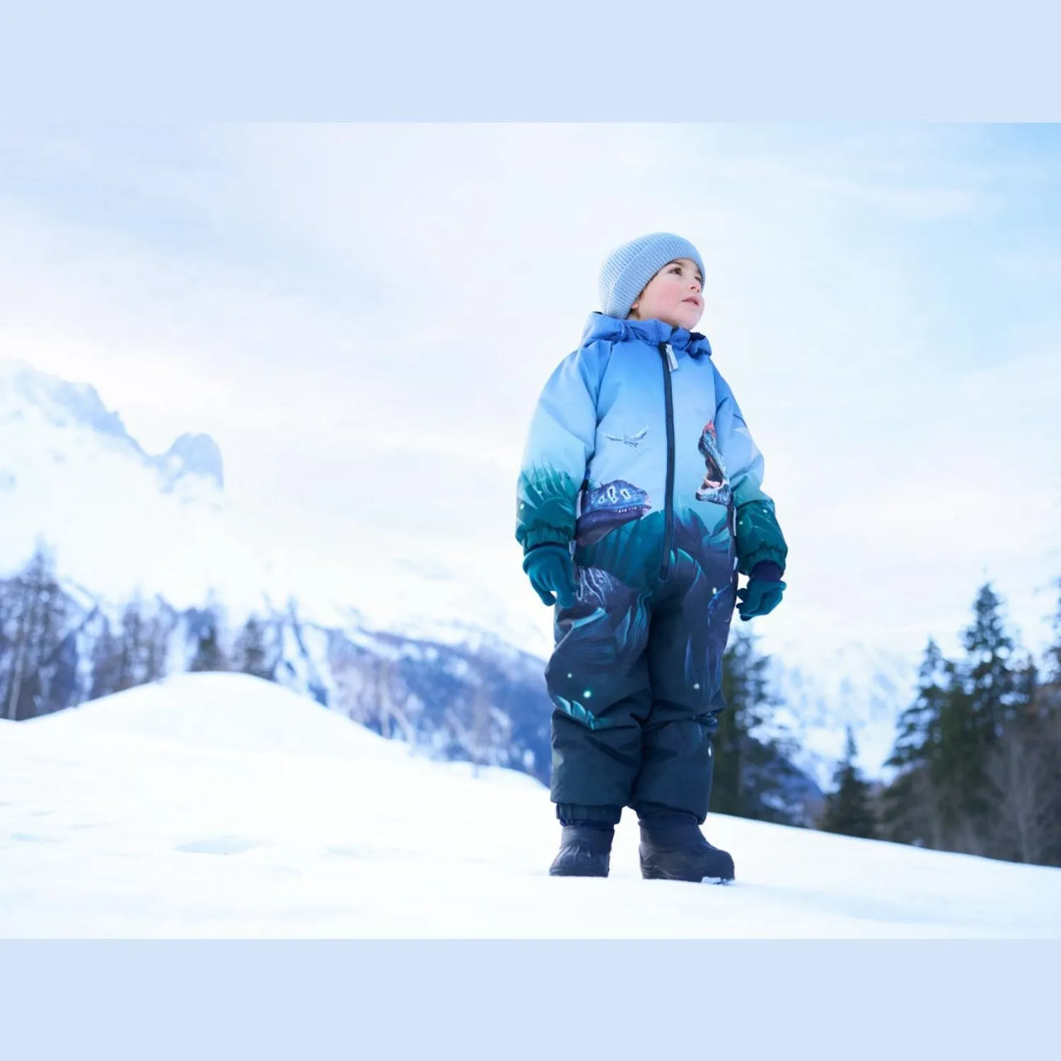 Molo Amazing Dino Polar Snowsuit Polished office blouse