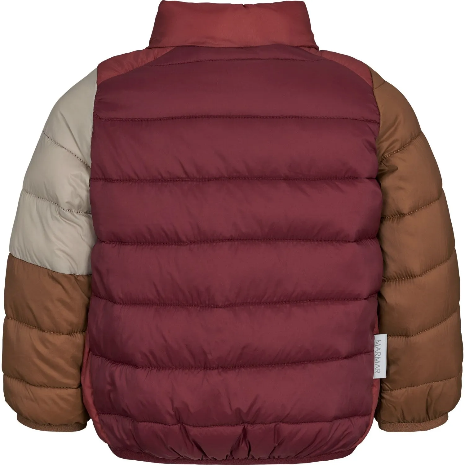 Stretchable MarMar Vegan Puffer Deep Ruby Block Owe Jacket