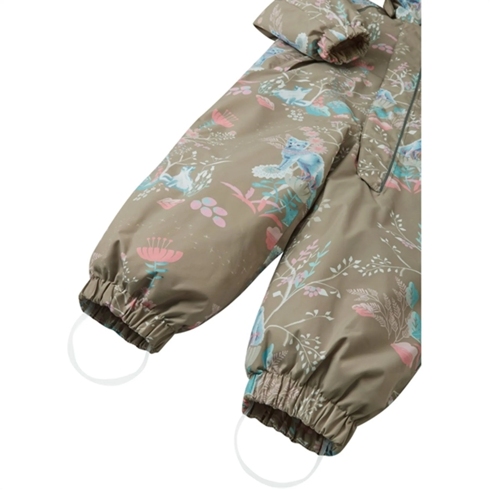 Embroidered-Sleeve Reima Reimatec Snow Suit Lappi Light Oak